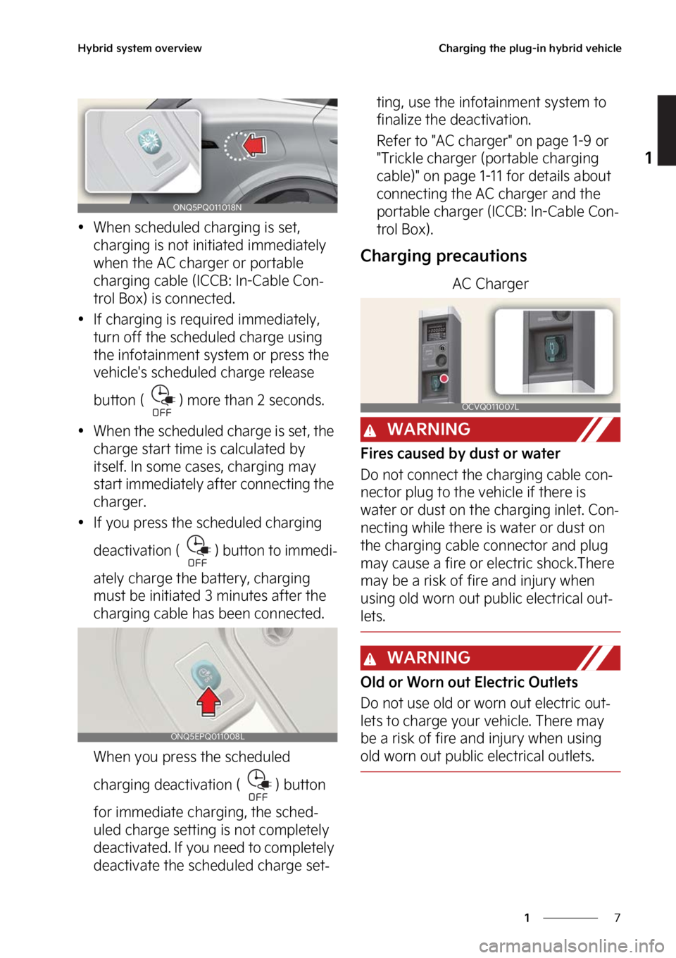 KIA SPORTAGE PHEV 2023  Owners Manual �
�
�
�)�Z�C�S�J�E��T�Z�T�U�F�N��P�W�F�S�W�J�F�X�$�I�B�S�H�J�O�H��U�I�F��Q�M�V�H��J�O��I�Z�C�S�J�E��W�F�I�J�D�M�F
