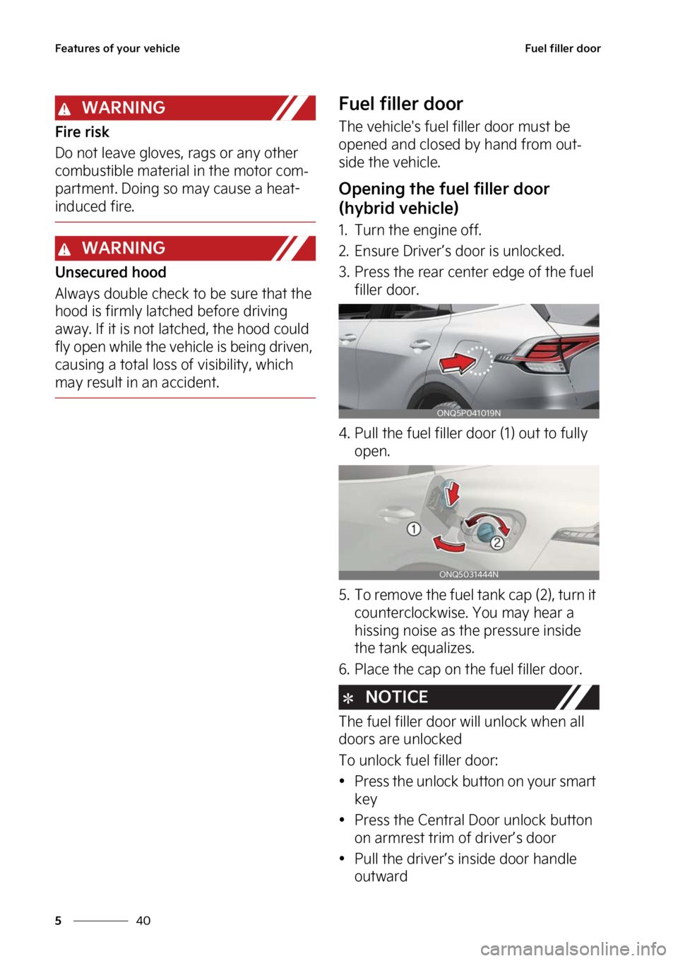 KIA SPORTAGE PHEV 2023  Owners Manual ��F�B�U�V�S�F�T��P�G��Z�P�V�S��W�F�I�J�D�M�F
��
�
��V�F�M��G�J�M�M�F�S��E�P�P�S
�8�"�3�/�*�/�(
��J�S�F��S�J�T�L
�%�P��O�P�U��M�F�B�W�F��H�M�P�W�F�T�
��S�B�H�T��P�S��B�O�Z��P�U�I�F�S