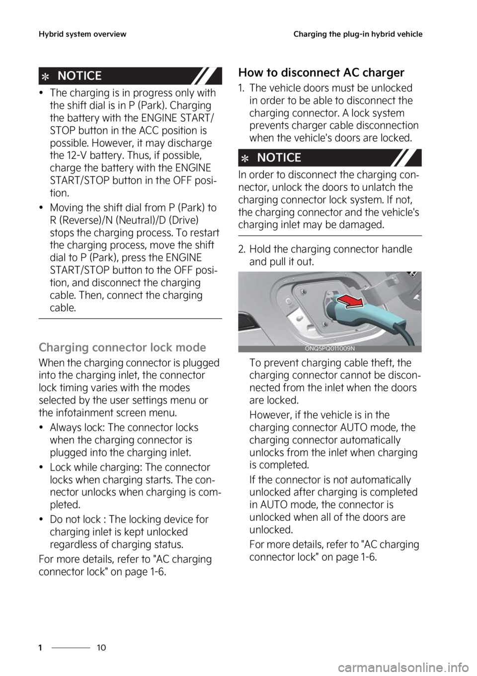 KIA SPORTAGE PHEV 2023  Owners Manual �)�Z�C�S�J�E��T�Z�T�U�F�N��P�W�F�S�W�J�F�X
��
�
�$�I�B�S�H�J�O�H��U�I�F��Q�M�V�H��J�O��I�Z�C�S�J�E��W�F�I�J�D�M�F
�/�0�5�*�$�&
