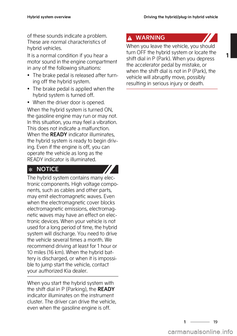 KIA SPORTAGE PHEV 2023  Owners Manual ��
�
�
�)�Z�C�S�J�E��T�Z�T�U�F�N��P�W�F�S�W�J�F�X�%�S�J�W�J�O�H��U�I�F��I�Z�C�S�J�E��Q�M�V�H��J�O��I�Z�C�S�J�E��W�F�I�J�D�M�F
�P�G��U�I�F�T�F��T�P�V�O�E�T��J�O�E�J�D�B�U�F��B��Q�S�P�C