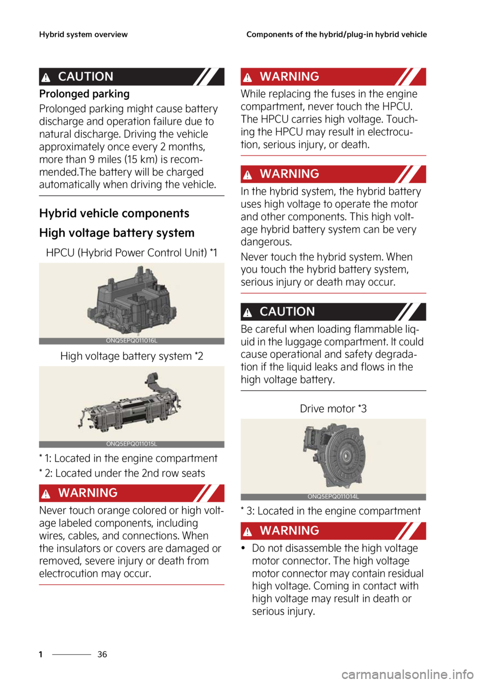 KIA SPORTAGE PHEV 2023  Owners Manual �)�Z�C�S�J�E��T�Z�T�U�F�N��P�W�F�S�W�J�F�X
��
�
�$�P�N�Q�P�O�F�O�U�T��P�G��U�I�F��I�Z�C�S�J�E��Q�M�V�H��J�O��I�Z�C�S�J�E��W�F�I�J�D�M�F
�$�"�6�5�*�0�/
�1�S�P�M�P�O�H�F�E��Q�B�S�L�J�O�H
�1