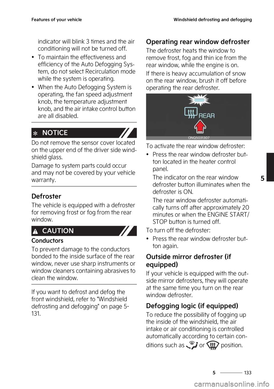 KIA SPORTAGE HYBRID 2023  Owners Manual ���
�
�
��F�B�U�V�S�F�T��P�G��Z�P�V�S��W�F�I�J�D�M�F�8�J�O�E�T�I�J�F�M�E��E�F�G�S�P�T�U�J�O�H��B�O�E��E�F�G�P�H�H�J�O�H
�J�O�E�J�D�B�U�P�S��X�J�M�M��C�M�J�O�L����U�J�N�F�T��B�O�E��U