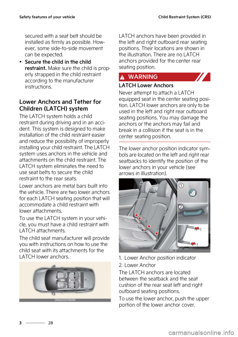 KIA SPORTAGE 2023  Owners Manual �4�B�G�F�U�Z��G�F�B�U�V�S�F�T��P�G��Z�P�V�S��W�F�I�J�D�M�F
��
�
�$�I�J�M�E��3�F�T�U�S�B�J�O�U��4�Z�T�U�F�N��	�$�3�4�

�T�F�D�V�S�F�E��X�J�U�I��B��T�F�B�U��C�F�M�U��T�I�P�V�M�E��C�F�
�