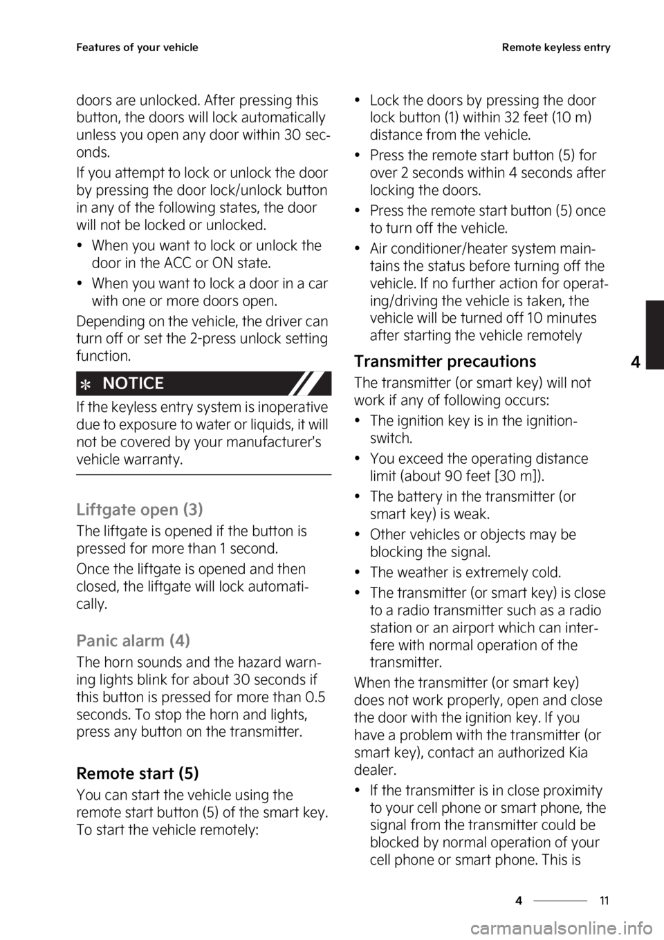 KIA SOUL 2023  Owners Manual ��
�
�
��F�B�U�V�S�F�T��P�G��Z�P�V�S��W�F�I�J�D�M�F�3�F�N�P�U�F��L�F�Z�M�F�T�T��F�O�U�S�Z
�E�P�P�S�T��B�S�F��V�O�M�P�D�L�F�E���"�G�U�F�S��Q�S�F�T�T�J�O�H��U�I�J�T�
�C�V�U�U�P�O�
��U�