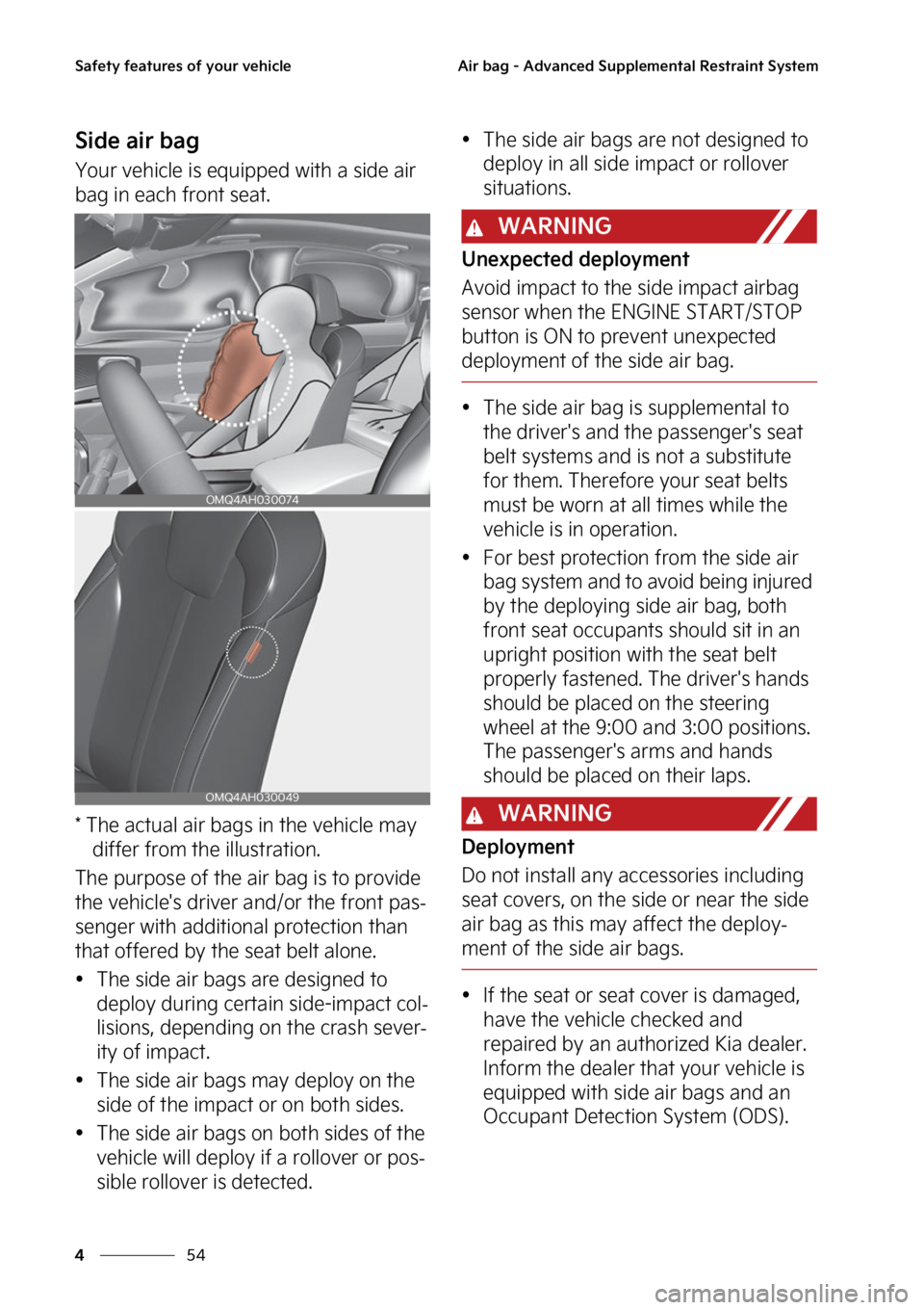 KIA SORENTO PHEV 2023  Owners Manual �4�B�G�F�U�Z��G�F�B�U�V�S�F�T��P�G��Z�P�V�S��W�F�I�J�D�M�F
��
�
�"�J�S��C�B�H����"�E�W�B�O�D�F�E��4�V�Q�Q�M�F�N�F�O�U�B�M��3�F�T�U�S�B�J�O�U��4�Z�T�U�F�N
�4�J�E�F��B�J�S��C�B�H
�:�P�V�
