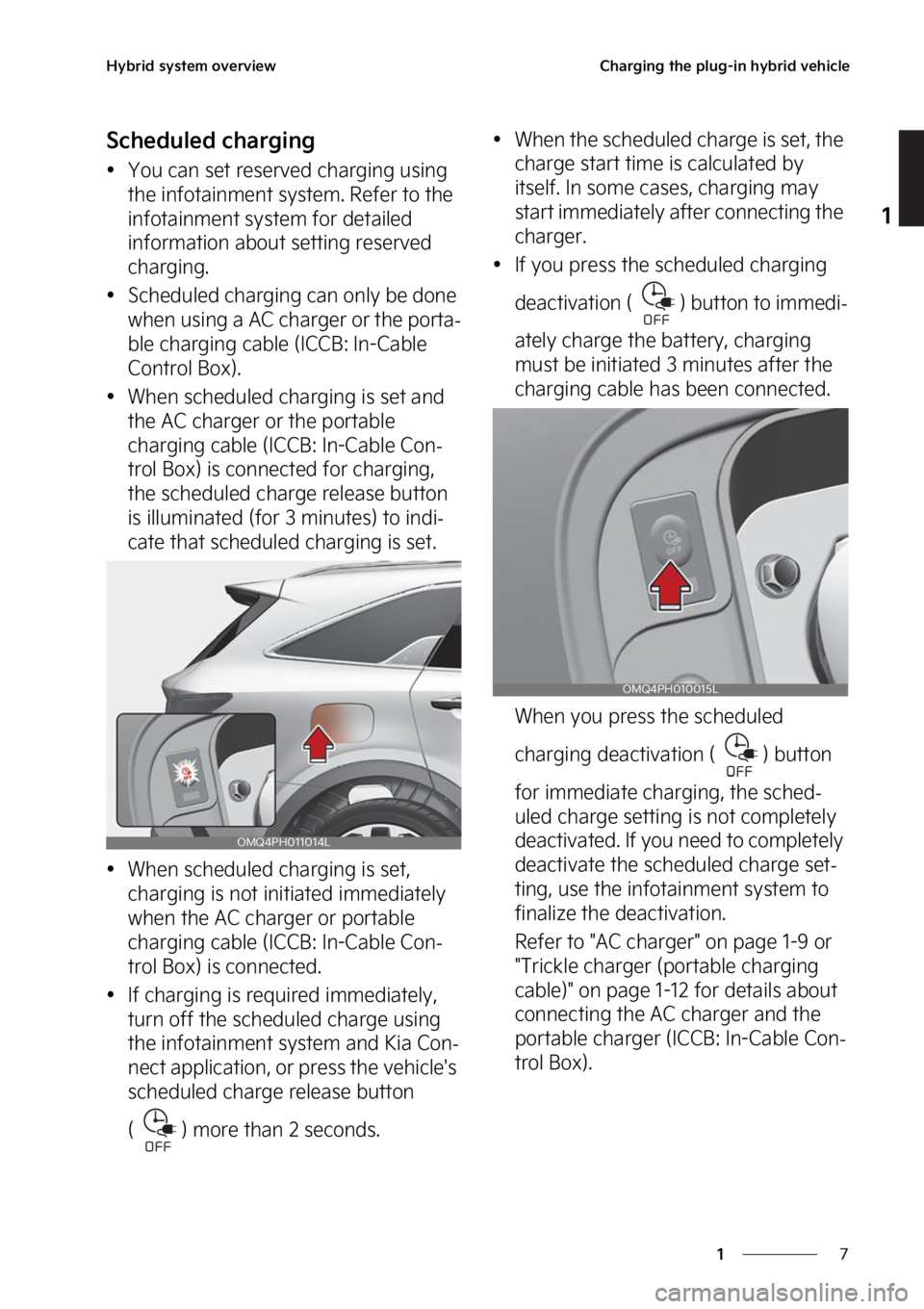KIA SORENTO PHEV 2023  Owners Manual �
�
�
�)�Z�C�S�J�E��T�Z�T�U�F�N��P�W�F�S�W�J�F�X�$�I�B�S�H�J�O�H��U�I�F��Q�M�V�H��J�O��I�Z�C�S�J�E��W�F�I�J�D�M�F
�4�D�I�F�E�V�M�F�E��D�I�B�S�H�J�O�H
