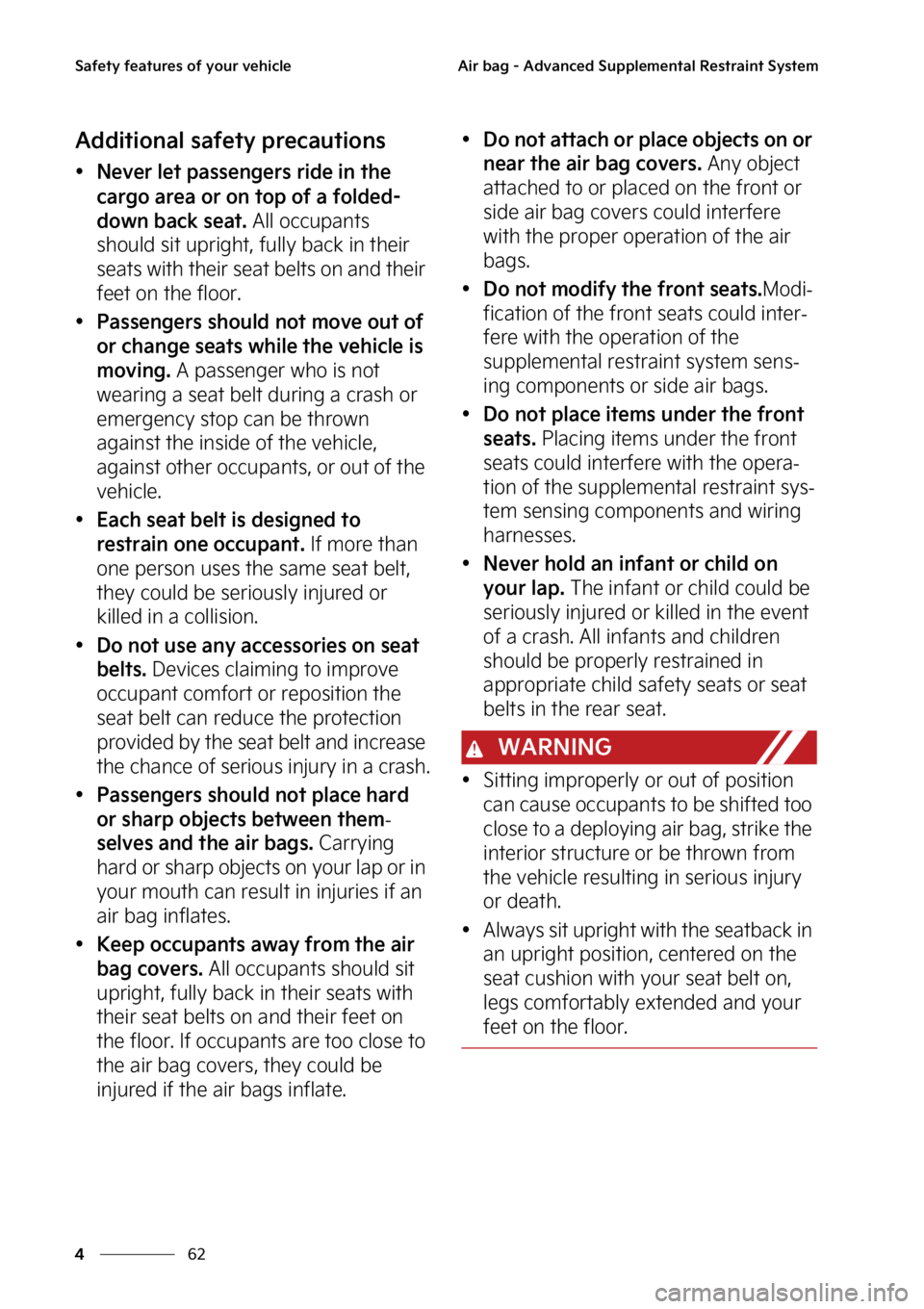 KIA SORENTO PHEV 2023  Owners Manual �4�B�G�F�U�Z��G�F�B�U�V�S�F�T��P�G��Z�P�V�S��W�F�I�J�D�M�F
��
�
�"�J�S��C�B�H����"�E�W�B�O�D�F�E��4�V�Q�Q�M�F�N�F�O�U�B�M��3�F�T�U�S�B�J�O�U��4�Z�T�U�F�N
�"�E�E�J�U�J�P�O�B�M��T�B�G�F�U