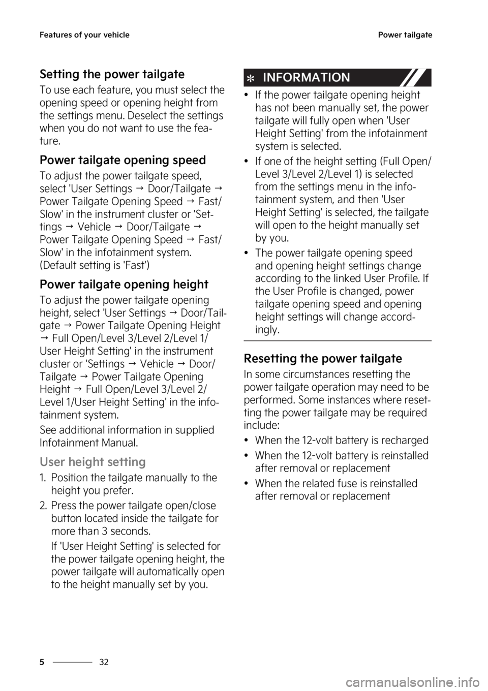 KIA SORENTO PHEV 2023  Owners Manual ��F�B�U�V�S�F�T��P�G��Z�P�V�S��W�F�I�J�D�M�F
��
�
�1�P�X�F�S��U�B�J�M�H�B�U�F
�4�F�U�U�J�O�H��U�I�F��Q�P�X�F�S��U�B�J�M�H�B�U�F
�5�P��V�T�F��F�B�D�I��G�F�B�U�V�S�F�
��Z�P�V��N�V�T�U��