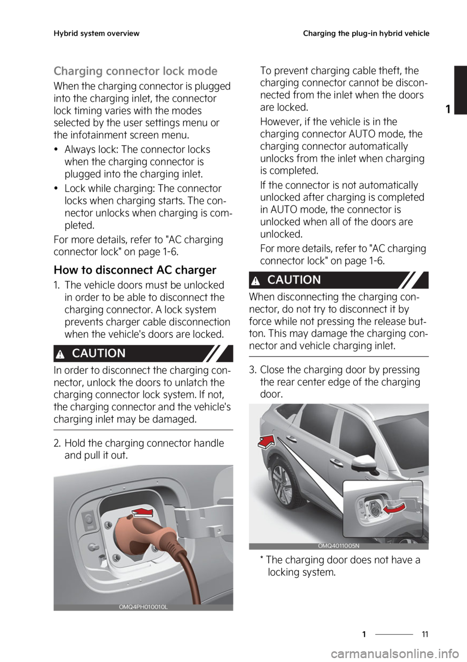 KIA SORENTO PHEV 2023  Owners Manual ��
�
�
�)�Z�C�S�J�E��T�Z�T�U�F�N��P�W�F�S�W�J�F�X�$�I�B�S�H�J�O�H��U�I�F��Q�M�V�H��J�O��I�Z�C�S�J�E��W�F�I�J�D�M�F
�$�I�B�S�H�J�O�H��D�P�O�O�F�D�U�P�S��M�P�D�L��N�P�E�F
�8�I�F�O��U�I�F�