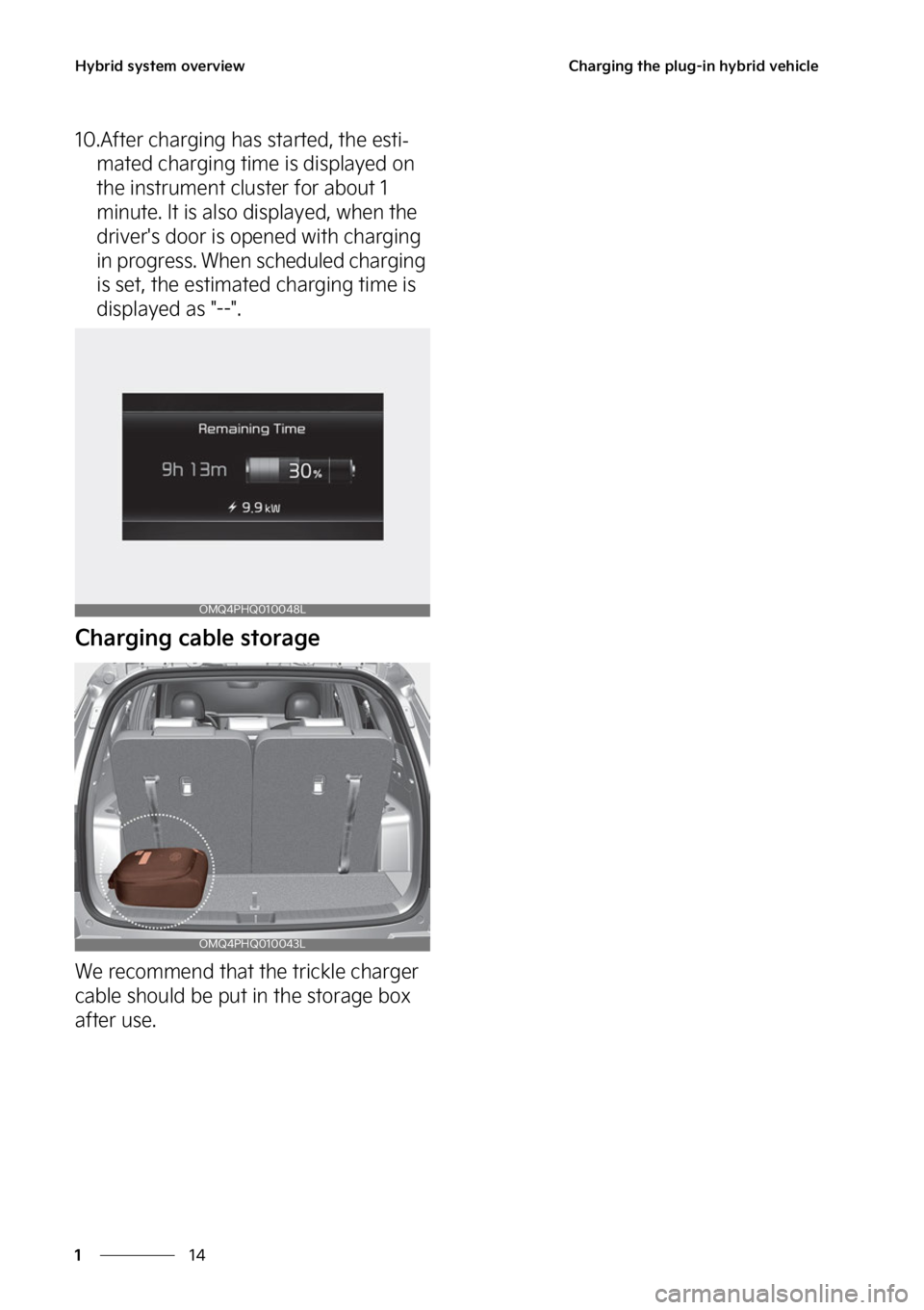 KIA SORENTO PHEV 2023  Owners Manual �)�Z�C�S�J�E��T�Z�T�U�F�N��P�W�F�S�W�J�F�X
��
�
�$�I�B�S�H�J�O�H��U�I�F��Q�M�V�H��J�O��I�Z�C�S�J�E��W�F�I�J�D�M�F
����"�G�U�F�S��D�I�B�S�H�J�O�H��I�B �T��T�U�B�S�U�F�E�
��U�I�F��F�T�