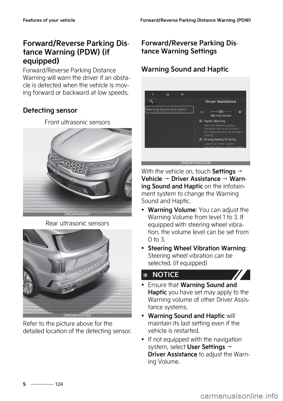 KIA SORENTO PHEV 2023  Owners Manual ��F�B�U�V�S�F�T��P�G��Z�P�V�S��W�F�I�J�D�M�F
���
�
��P�S�X�B�S�E��3�F�W�F�S�T�F��1�B�S�L�J�O�H��%�J�T�U�B�O�D�F��8�B�S�O�J�O�H��	�1�%�8�

��P�S�X�B�S�E��3�F�W�F�S�T�F��1�B�S�L�J�O�H�