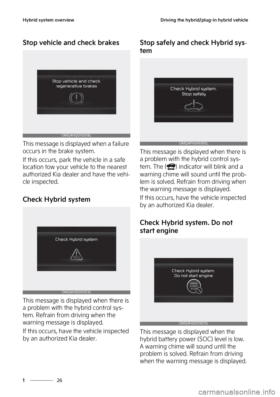 KIA SORENTO PHEV 2023  Owners Manual �)�Z�C�S�J�E��T�Z�T�U�F�N��P�W�F�S�W�J�F�X
��
�
�%�S�J�W�J�O�H��U�I�F��I�Z�C�S�J�E��Q�M�V�H��J�O��I�Z�C�S�J�E��W�F�I�J�D�M�F
�4�U�P�Q��W�F�I�J�D�M�F��B�O�E��D�I�F�D�L��C�S�B�L�F�T
�5�I�