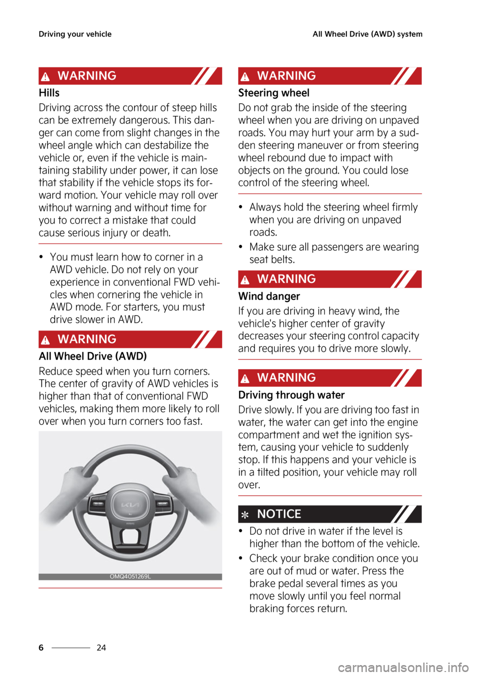 KIA SORENTO PHEV 2023  Owners Manual �%�S�J�W�J�O�H��Z�P�V�S��W�F�I�J�D�M�F
��
�
�"�M�M��8�I�F�F�M��%�S�J�W�F��	�"�8�%�
��T�Z�T�U�F�N
�8�"�3�/�*�/�(
�)�J�M�M�T
�%�S�J�W�J�O�H��B�D�S�P�T�T��U�I�F��D�P�O�U�P�V�S��P�G��T�U�F�F