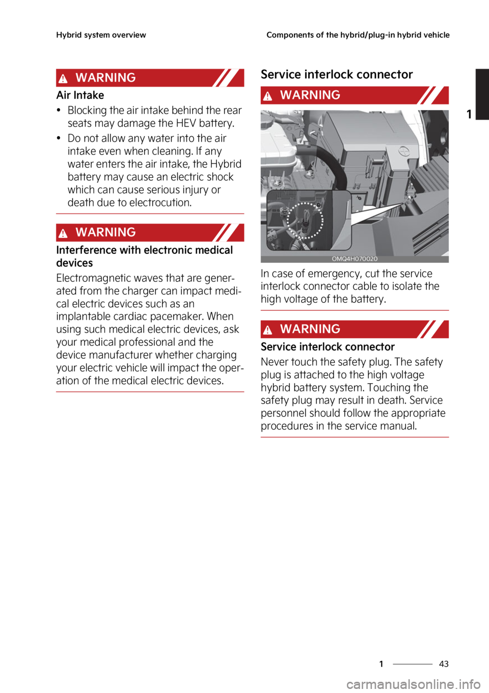 KIA SORENTO PHEV 2023  Owners Manual ��
�
�
�)�Z�C�S�J�E��T�Z�T�U�F�N��P�W�F�S�W�J�F�X�$�P�N�Q�P�O�F�O�U�T��P�G��U�I�F��I�Z�C�S�J�E��Q�M�V�H��J�O��I�Z�C�S�J�E��W�F�I�J�D�M�F
�8�"�3�/�*�/�(
�"�J�S��*�O�U�B�L�F
