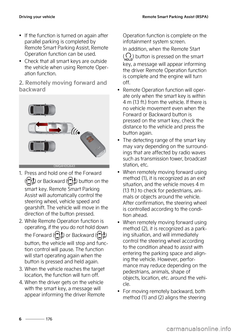 KIA SORENTO PHEV 2023  Owners Manual �%�S�J�W�J�O�H��Z�P�V�S��W�F�I�J�D�M�F
���
�
�3�F�N�P�U�F��4�N�B�S�U��1�B�S�L�J�O�H��"�T�T�J�T�U��	�3�4�1�"�

