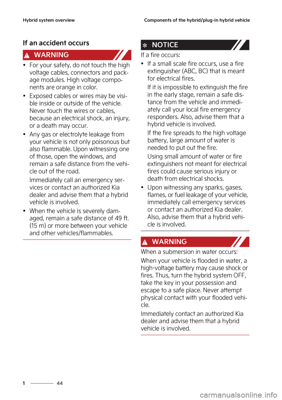 KIA SORENTO PHEV 2023  Owners Manual �)�Z�C�S�J�E��T�Z�T�U�F�N��P�W�F�S�W�J�F�X
��
�
�$�P�N�Q�P�O�F�O�U�T��P�G��U�I�F��I�Z�C�S�J�E��Q�M�V�H��J�O��I�Z�C�S�J�E��W�F�I�J�D�M�F
�*�G��B�O��B�D�D�J�E�F�O�U��P�D�D�V�S�T
�8�"�3�/�