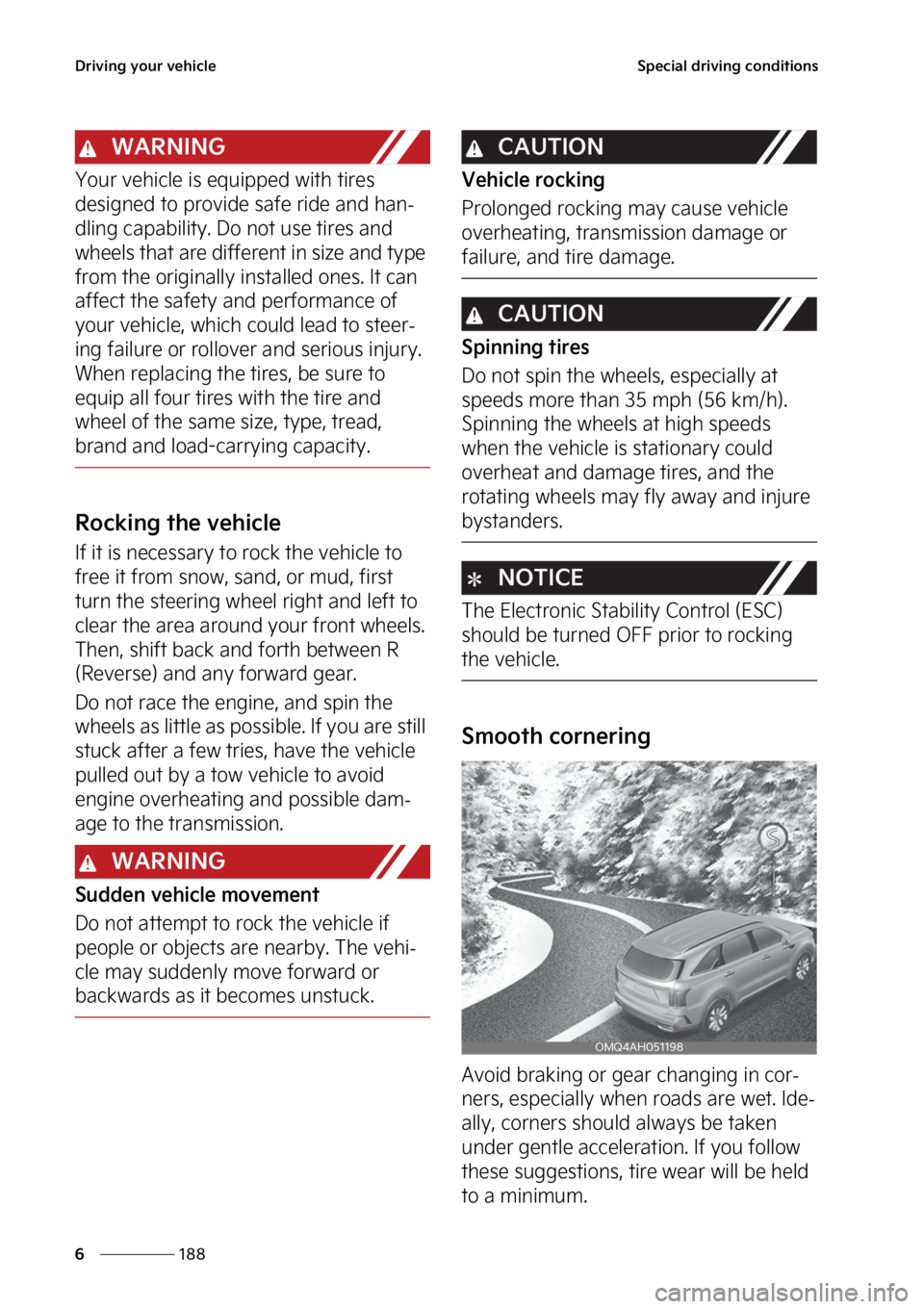 KIA SORENTO PHEV 2023  Owners Manual �%�S�J�W�J�O�H��Z�P�V�S��W�F�I�J�D�M�F
���
�
�4�Q�F�D�J�B�M��E�S�J�W�J�O�H��D�P�O�E�J�U�J�P�O�T
�8�"�3�/�*�/�(
�:�P�V�S��W�F�I�J�D�M�F��J�T��F�R�V�J�Q�Q�F�E��X�J�U�I��U�J�S�F�T�
�E�F�T�J