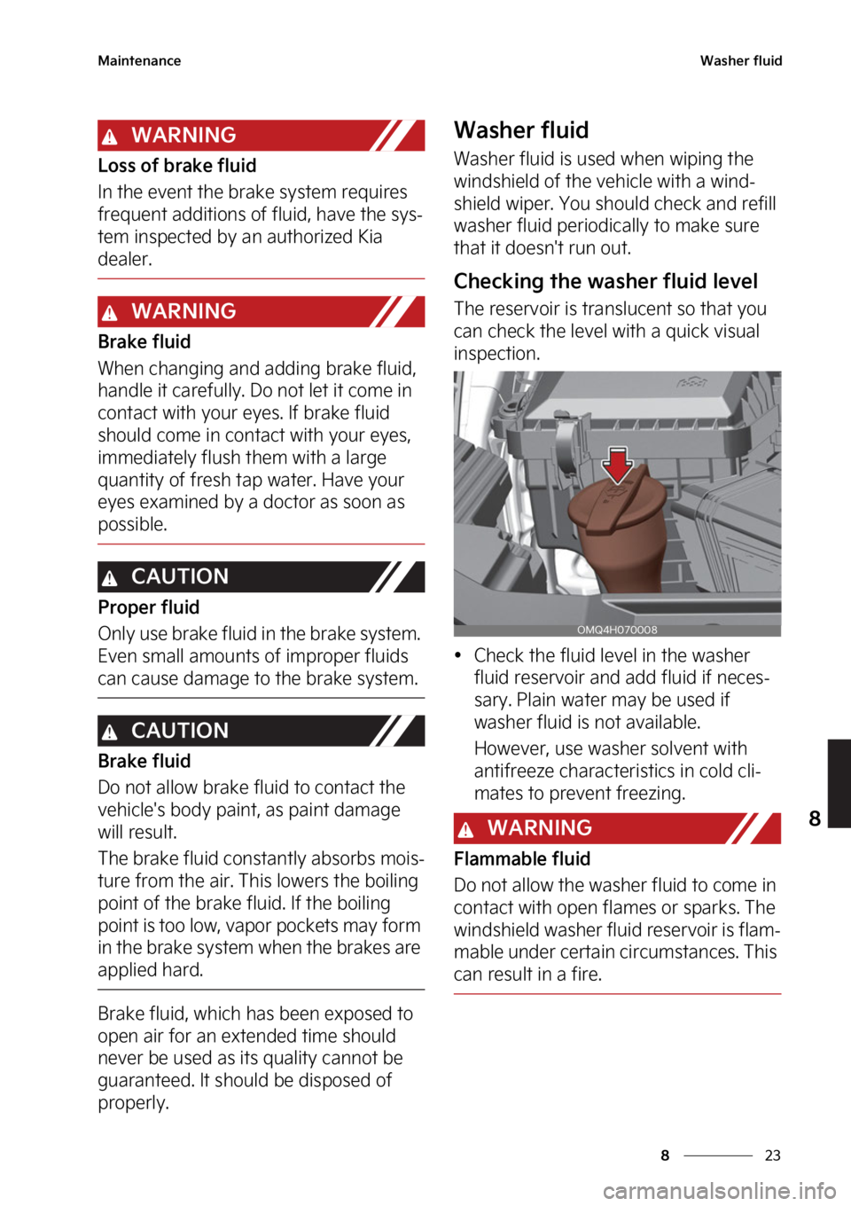KIA SORENTO PHEV 2023  Owners Manual ��
�
�
�.�B�J�O�U�F�O�B�O�D�F�8�B�T�I�F�S��G�M�V�J�E
�8�"�3�/�*�/�(
�-�P�T�T��P�G��C�S�B�L�F��G�M�V�J�E
�*�O��U�I�F��F�W�F�O�U��U�I�F��C�S�B�L�F��T�Z�T�U�F�N��S�F�R�V�J�S�F�T�
�G�S�F�R�