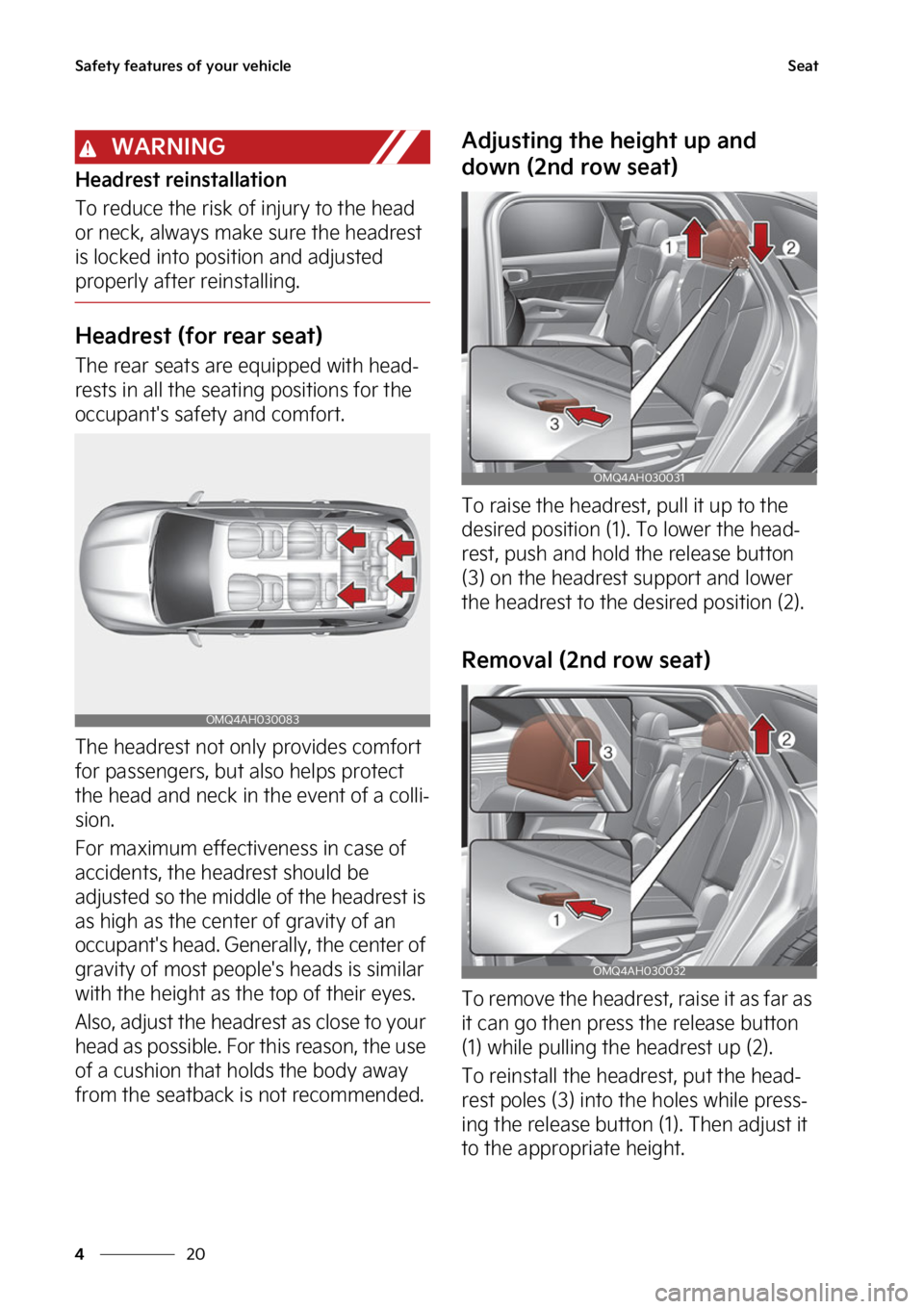 KIA SORENTO PHEV 2023  Owners Manual �4�B�G�F�U�Z��G�F�B�U�V�S�F�T��P�G��Z�P�V�S��W�F�I�J�D�M�F
��
�
�4�F�B�U
�8�"�3�/�*�/�(
�)�F�B�E�S�F�T�U��S�F�J�O�T�U�B�M�M�B�U�J�P�O
�5�P��S�F�E�V�D�F��U�I�F��S�J�T�L��P�G��J�O�K�V�S�Z�