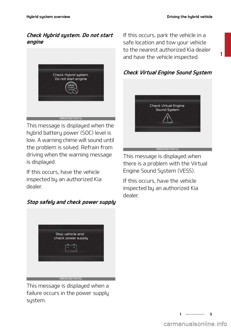 KIA SORENTO HYBRID 2021  Owners Manual �
�
�
�)�Z�C�S�J�E��T�Z�T�U�F�N��P�W�F�S�W�J�F�X�%�S�J�W�J�O�H��U�I�F��I�Z�C�S�J�E��W�F�I�J�D�M�F
�$�I�F�D�L��)�Z�C�S�J�E��T�Z�T�U�F�N���%�P��O�P�U��T�U�B�S�U��F�O�H�J�O�F
�5�I�J�T��N�