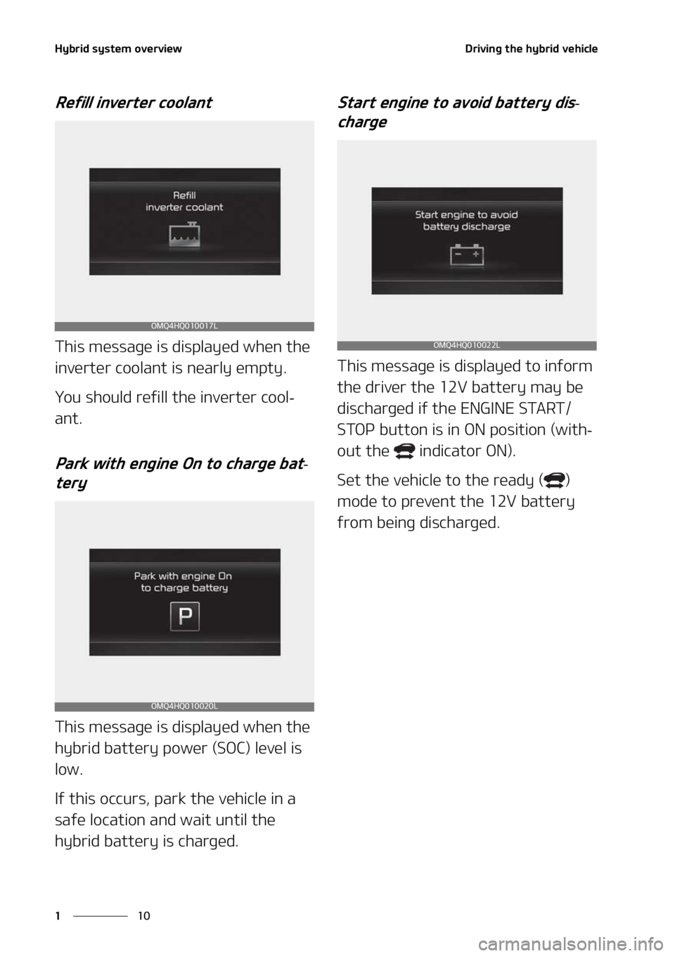 KIA SORENTO HYBRID 2021  Owners Manual �)�Z�C�S�J�E��T�Z�T�U�F�N��P�W�F�S�W�J�F�X
��
�
�%�S�J�W�J�O�H��U�I�F��I�Z�C�S�J�E��W�F�I�J�D�M�F
�3�F�G�J�M�M��J�O�W�F�S�U�F�S��D�P�P�M�B�O�U
�5�I�J�T��N�F�T�T�B�H�F��J�T��E�J�T�Q�M�B�Z�