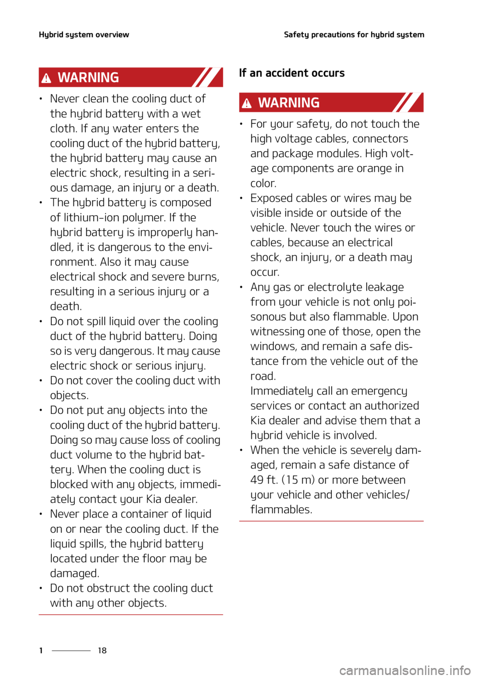 KIA SORENTO HYBRID 2021  Owners Manual �)�Z�C�S�J�E��T�Z�T�U�F�N��P�W�F�S�W�J�F�X
��
�
�4�B�G�F�U�Z��Q�S�F�D�B�V�U�J�P�O�T��G�P�S��I�Z�C�S�J�E��T�Z�T�U�F�N
�8�" �3 �/ �* �/ �(
LÜ �/�F�W�F�S��D�M�F�B�O��U�I�F��D�P�P�M�J�O�H��E