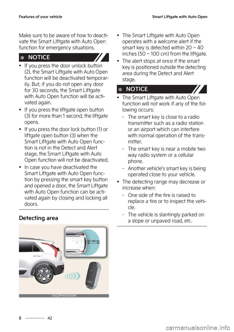 KIA NIRO PHEV 2023  Owners Manual ��F�B�U�V�S�F�T��P�G��Z�P�V�S��W�F�I�J�D�M�F
��
�
�4�N�B�S�U��-�J�G�U�H�B�U�F��X�J�U�I��"�V�U�P��0�Q�F�O
�.�B�L�F��T�V�S�F��U�P��C�F��B�X�B�S�F��P�G��I�P�X��U�P��E�F�B�D�U�J-
�W�B�U