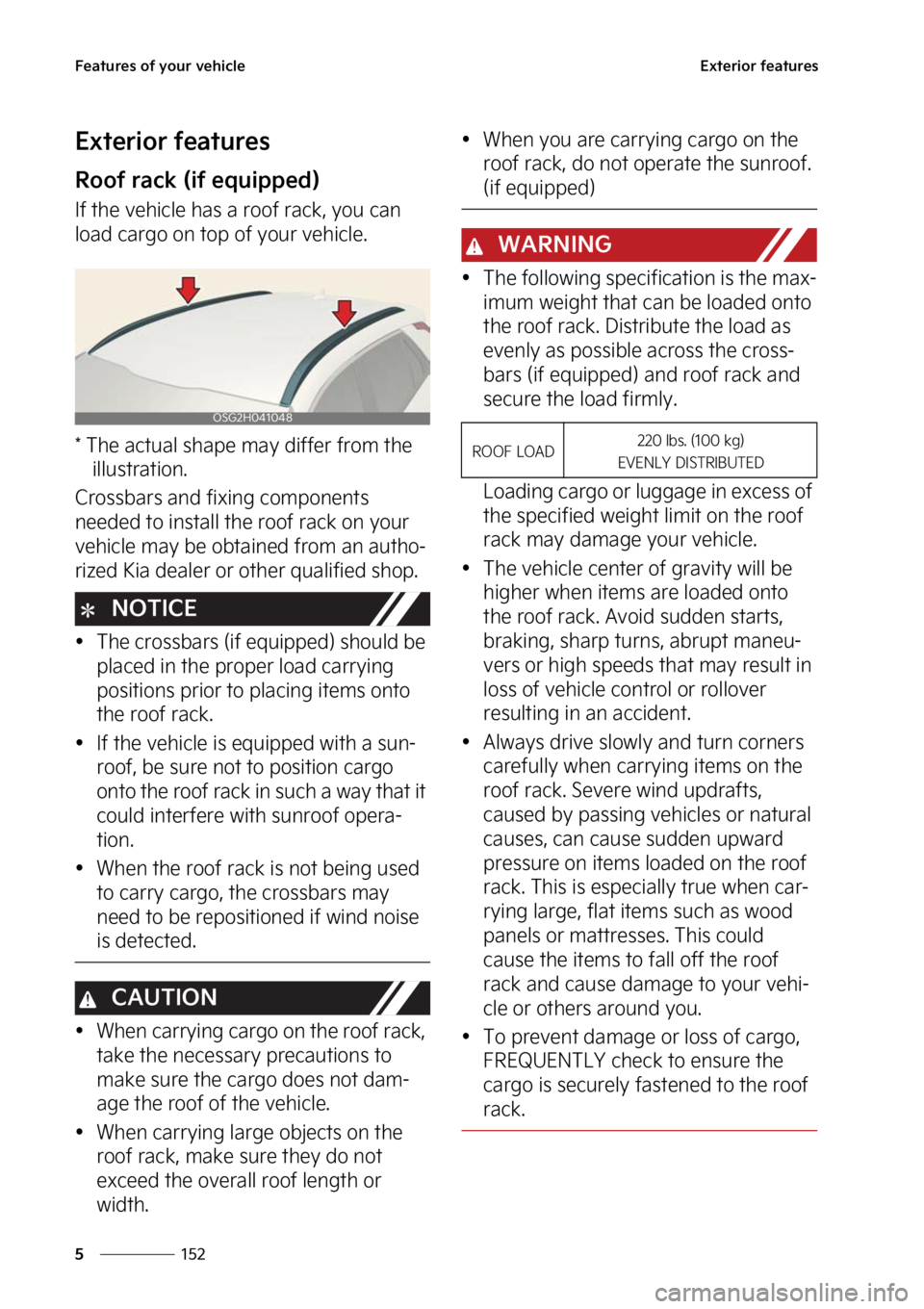 KIA NIRO PHEV 2023  Owners Manual ��F�B�U�V�S�F�T��P�G��Z�P�V�S��W�F�I�J�D�M�F
���
�
�&�Y�U�F�S�J�P�S��G�F�B�U�V�S�F�T
�&�Y�U�F�S�J�P�S��G�F�B�U�V�S�F�T
�3�P�P�G��S�B�D�L��	�J�G��F�R�V�J�Q�Q�F�E�

�*�G��U�I�F��W�F�I�J�D