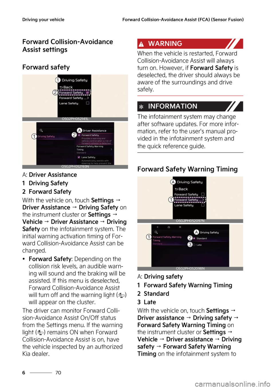 KIA NIRO PHEV 2023  Owners Manual �%�S�J�W�J�O�H��Z�P�V�S��W�F�I�J�D�M�F
��
�
��P�S�X�B�S�E��$�P�M�M�J�T�J�P�O��"�W�P�J�E�B�O�D�F��"�T�T�J�T�U��	��$�"�
��	�4�F�O�T�P�S���V�T�J�P�O�

��P�S�X�B�S�E��$�P�M�M�J�T�J�P�O��"