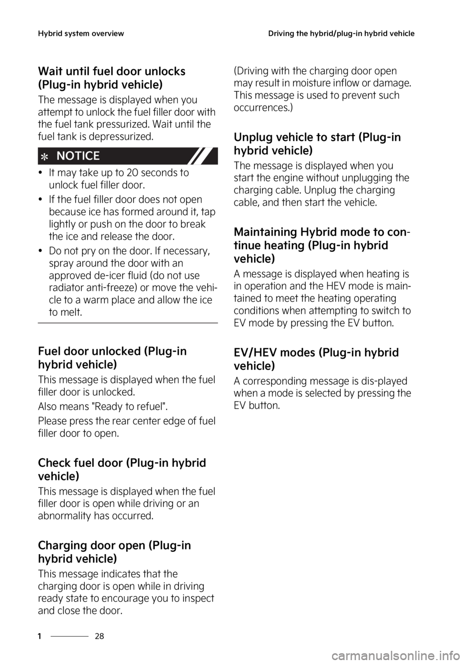 KIA NIRO PHEV 2023  Owners Manual �)�Z�C�S�J�E��T�Z�T�U�F�N��P�W�F�S�W�J�F�X
��
�
�%�S�J�W�J�O�H��U�I�F��I�Z�C�S�J�E��Q�M�V�H��J�O��I�Z�C�S�J�E��W�F�I�J�D�M�F
�8�B�J�U��V�O�U�J�M��G�V�F�M��E�P�P�S��V�O�M�P�D�L�T�
�	�1�