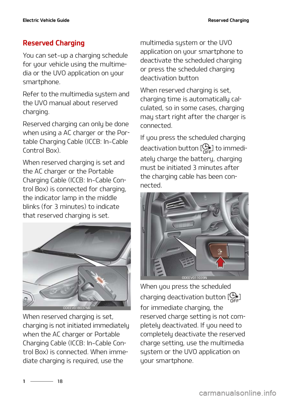 KIA NIRO EV 2022  Owners Manual �&�M�F�D�U�S�J�D��7�F�I�J�D�M�F��(�V�J�E�F
��
�
�3�F�T�F�S�W�F�E��$�I�B�S�H�J�O�H
�3�F�T�F�S�W�F�E��$�I�B�S�H�J�O�H
�:�P�V��D�B�O��T�F�U��V�Q��B��D�I�B�S�H�J�O�H��T�D�I�F�E�V�M�F�
�G�P�S