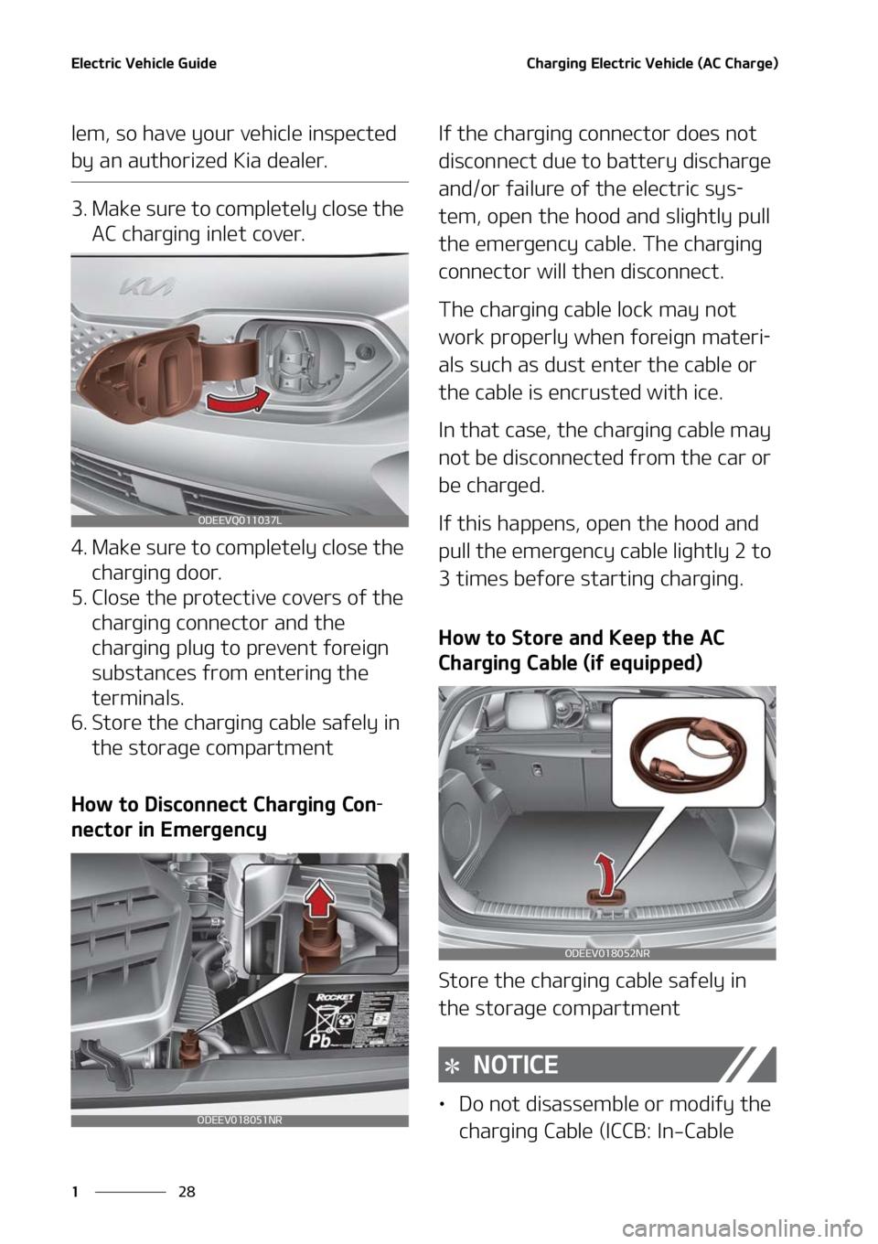 KIA NIRO EV 2022  Owners Manual �&�M�F�D�U�S�J�D��7�F�I�J�D�M�F��(�V�J�E�F
��
�
�$�I�B�S�H�J�O�H��&�M�F�D�U�S�J�D��7�F�I�J�D�M�F��	�"�$��$�I�B�S�H�F�

�M�F�N�
��T�P��I�B�W�F��Z�P�V�S��W�F�I�J�D�M�F��J�O�T�Q�F�D�U�F�E�