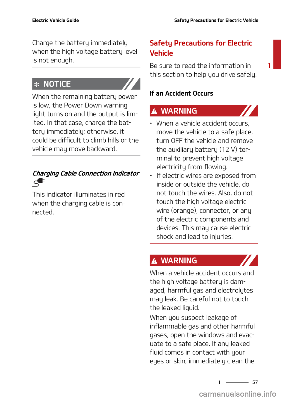 KIA NIRO EV 2022  Owners Manual ��
�
�
�&�M�F�D�U�S�J�D��7�F�I�J�D�M�F��(�V�J�E�F�4�B�G�F�U�Z��1�S�F�D�B�V�U�J�P�O�T��G�P�S��&�M�F�D�U�S�J�D��7�F�I�J�D�M�F
�$�I�B�S�H�F��U�I�F��C�B�U�U�F�S�Z��J�N�N�F�E�J�B�U�F�M�Z�
�X�
