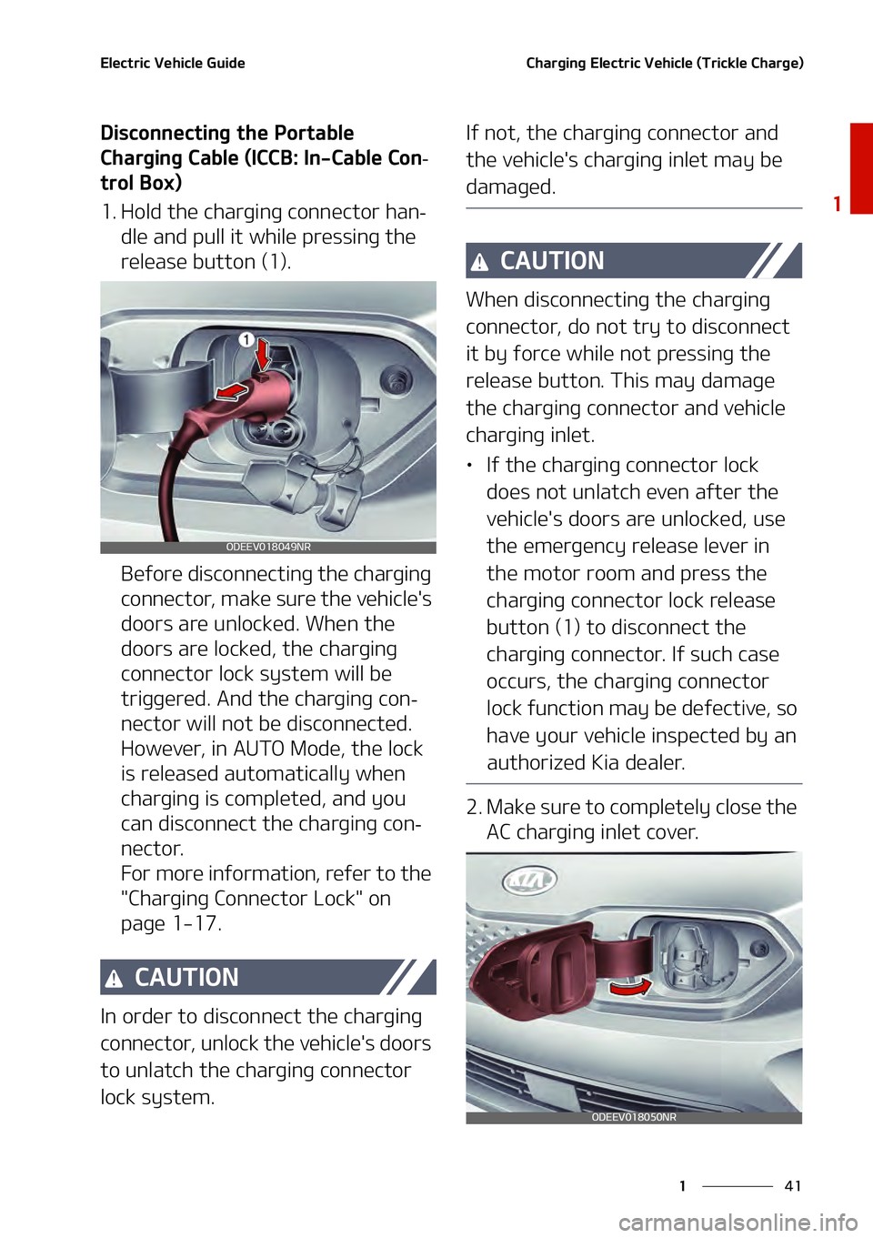 KIA NIRO EV 2021  Owners Manual ��
�
�
�&�M�F�D�U�S�J�D��7�F�I�J�D�M�F��(�V�J�E�F�$�I�B�S�H�J�O�H��&�M�F�D�U�S�J�D��7�F�I�J�D�M�F��	�5�S�J�D�L�M�F��$�I�B�S�H�F�

�%�J�T�D�P�O�O�F�D�U�J�O�H��U�I�F��1�P�S�U�B�C�M�F�
�$�I�