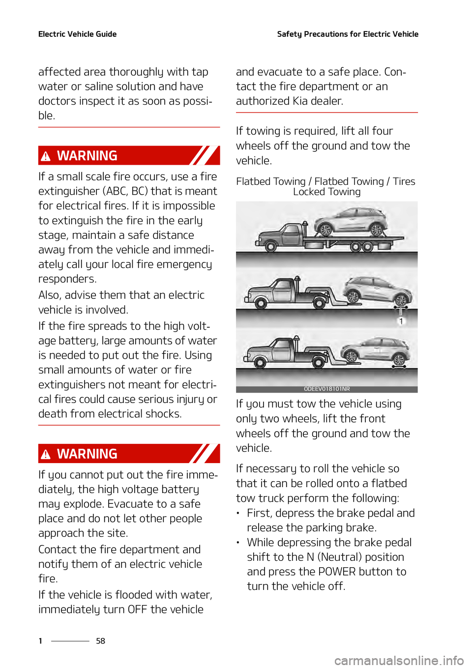 KIA NIRO EV 2021  Owners Manual �&�M�F�D�U�S�J�D��7�F�I�J�D�M�F��(�V�J�E�F
��
�
�4�B�G�F�U�Z��1�S�F�D�B�V�U�J�P�O�T��G�P�S��&�M�F�D�U�S�J�D��7�F�I�J�D�M�F
�B�G�G�F�D�U�F�E��B�S�F�B��U�I�P�S �P�V�H�I�M�Z��X�J�U�I��U�B�Q�