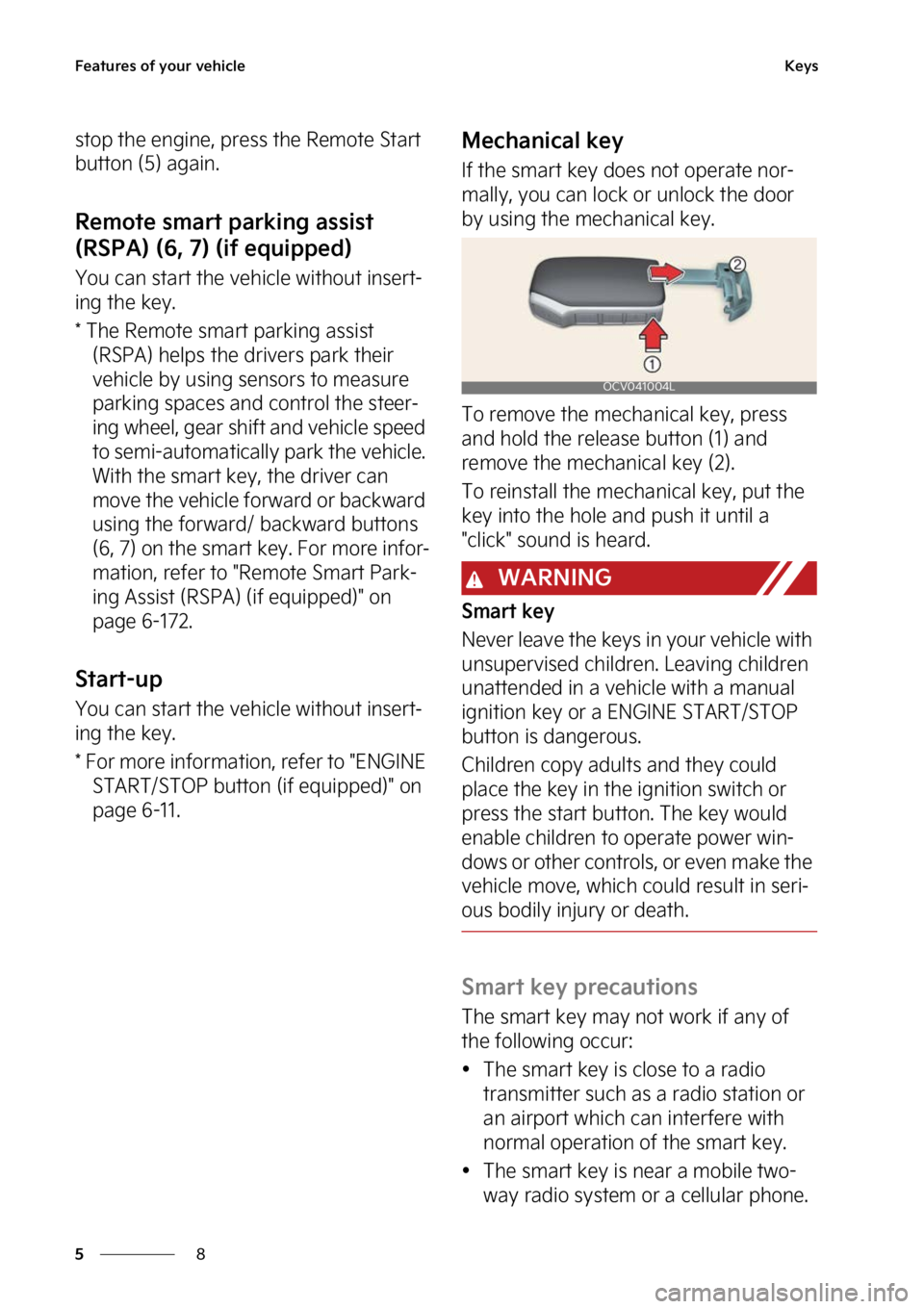 KIA NIRO 2022  Owners Manual ��F�B�U�V�S�F�T��P�G��Z�P�V�S��W�F�I�J�D�M�F
�
�
�,�F�Z�T
�T�U�P�Q��U�I�F��F�O�H�J�O�F�
��Q�S�F�T�T��U�I�F��3�F�N�P�U�F��4�U�B�S�U�
�C�V�U�U�P�O��	��
��B�H�B�J�O�
�3�F�N�P�U�F��T�N�B