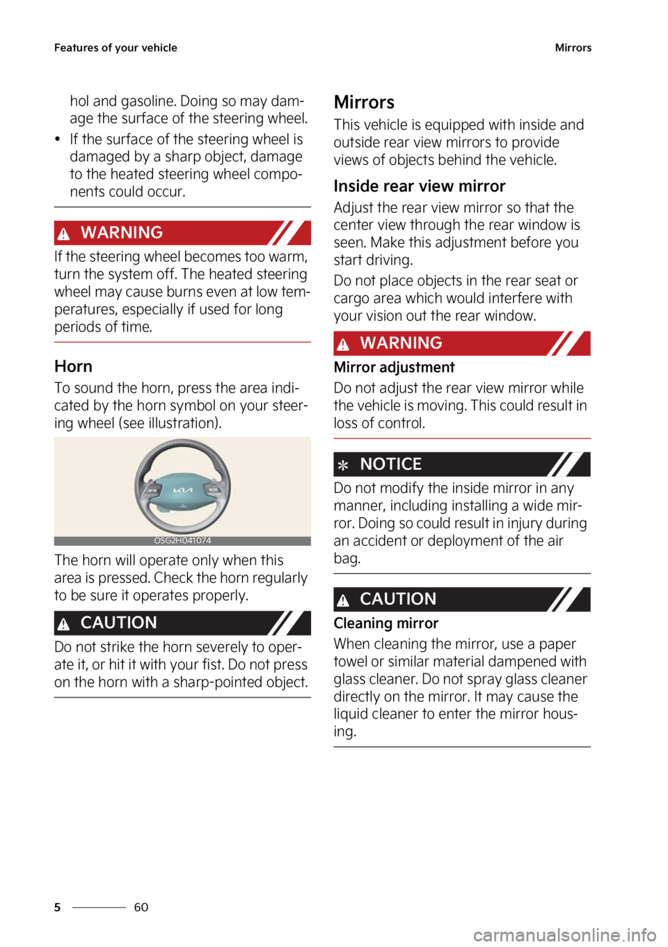 KIA NIRO 2022  Owners Manual ��F�B�U�V�S�F�T��P�G��Z�P�V�S��W�F�I�J�D�M�F
��
�
�.�J�S�S�P�S�T
�I�P�M��B�O�E��H�B�T�P�M�J�O�F���%�P�J�O�H��T�P��N�B�Z��E�B�N-
�B�H�F��U�I�F��T�V�S�G�B�D�F��P�G��U �I�F��T�U�F�F�S�