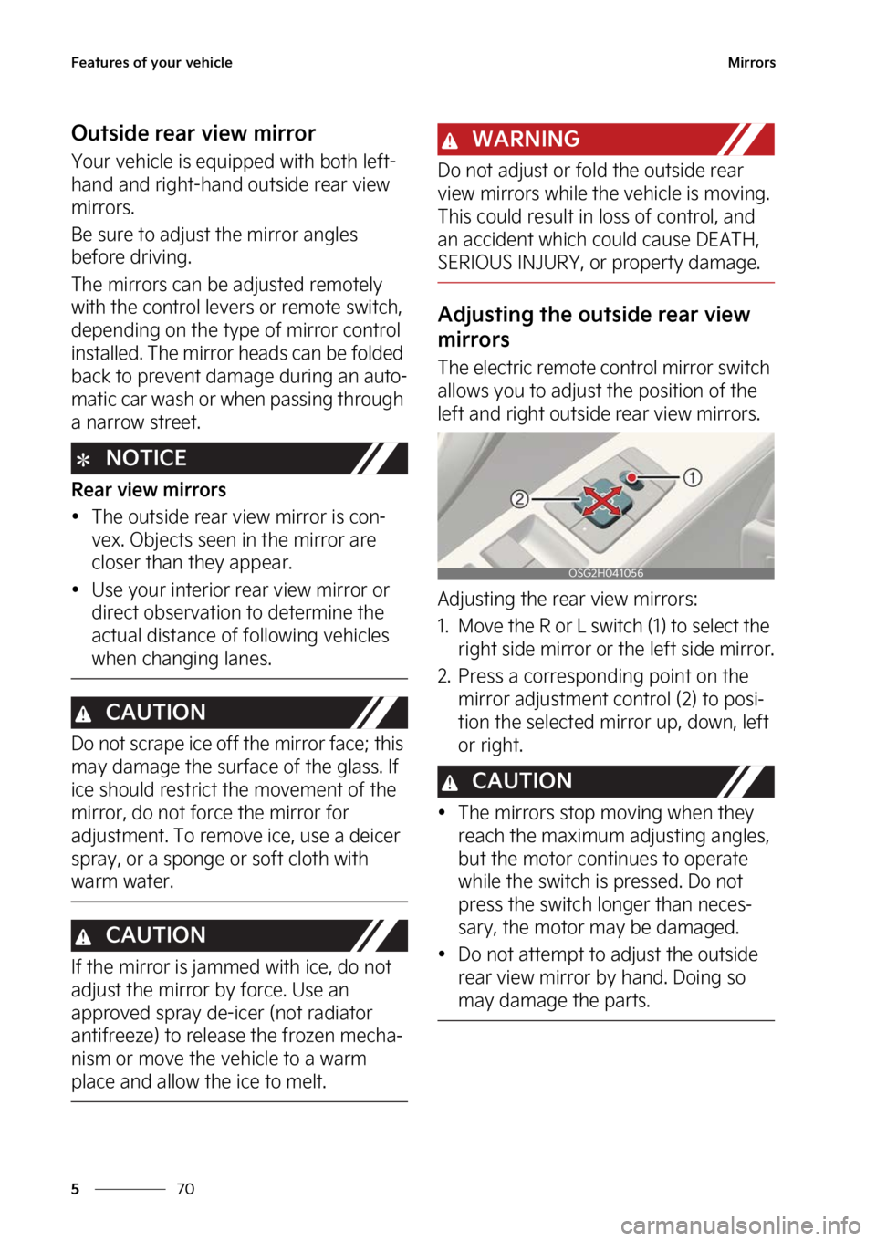 KIA NIRO 2022  Owners Manual ��F�B�U�V�S�F�T��P�G��Z�P�V�S��W�F�I�J�D�M�F
��
�
�.�J�S�S�P�S�T
�0�V�U�T�J�E�F��S�F�B�S��W�J�F�X��N�J�S�S�P�S
�:�P�V�S��W�F�I�J�D�M�F��J�T��F�R�V�J�Q�Q�F�E��X�J�U�I��C�P�U�I��M�F�G�U�
