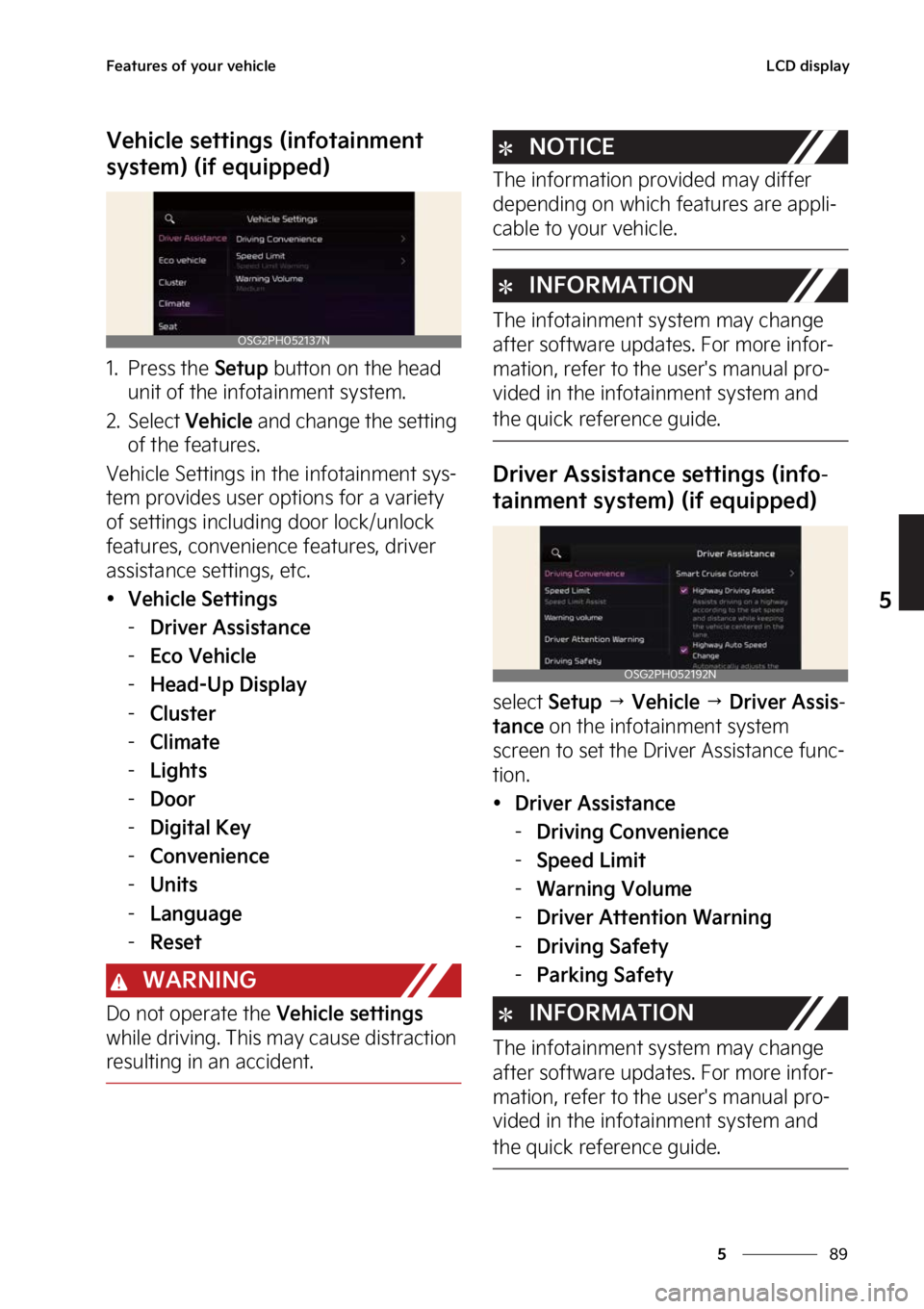 KIA NIRO 2022  Owners Manual ��
�
�
��F�B�U�V�S�F�T��P�G��Z�P�V�S��W�F�I�J�D�M�F�-�$�%��E�J�T�Q�M�B�Z
�7�F�I�J�D�M�F��T�F�U�U�J�O�H�T��	�J�O�G�P�U�B�J�O�N�F�O�U�
�T�Z�T�U�F�N�
��	�J�G��F�R�V�J�Q�Q�F�E�

�� �1�S�F�