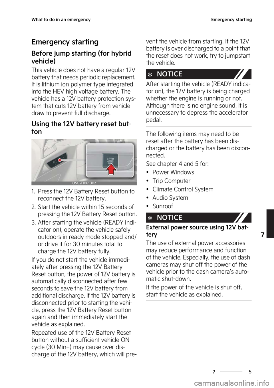KIA NIRO 2022  Owners Manual �
�
�
�8�I�B�U��U�P��E�P��J�O��B�O��F�N�F�S�H�F�O�D�Z�&�N�F�S�H�F�O�D�Z��T�U�B�S�U�J�O�H
�&�N�F�S�H�F�O�D�Z��T�U�B�S�U�J�O�H
�#�F�G�P�S�F��K�V�N�Q��T�U�B�S�U�J�O�H��	�G�P�S��I�Z�C�S�J�E�