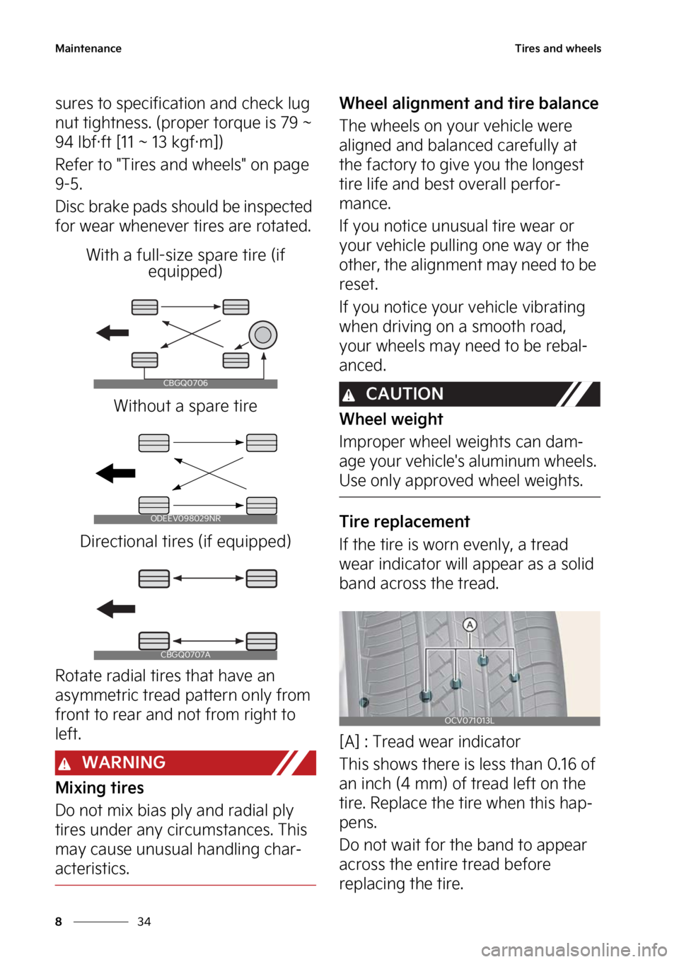 KIA NIRO 2022  Owners Manual �.�B�J�O�U�F�O�B�O�D�F
��
�
�5�J�S�F�T��B�O�E��X�I�F�F�M�T
�T�V�S�F�T��U�P��T�Q�F�D�J�G�J�D�B�U�J �P�O��B�O�E��D�I�F�D�L��M�V�H�
�O�V�U��U�J�H�I�U�O�F�T�T���	�Q�S�P�Q�F�S��U�P�S�R�V�F�