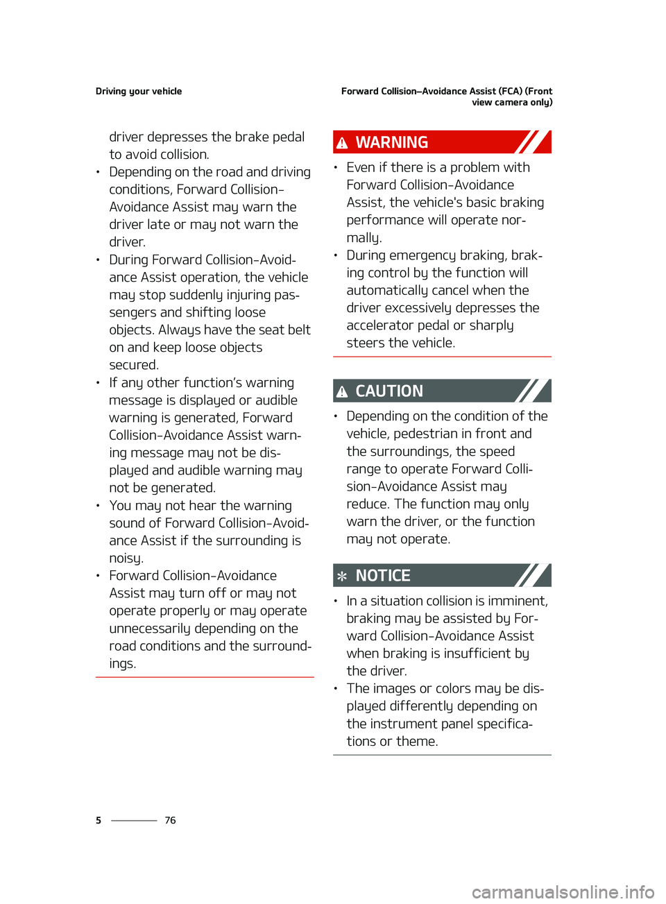 KIA K5 2022  Owners Manual �%�S�J�W�J�O�H��Z�P�V�S��W�F�I�J�D�M�F
��
�
��P�S�X�B�S�E��$�P�M�M�J�T�J�P�O LÍ�"�W�P�J�E�B�O�D�F��"�T�T�J�T�U��	��$�"�
��	��S�P�O�U
�W�J�F�X��D�B�N�F�S�B��P�O�M�Z�

�E�S�J�W�F�S��E�F�