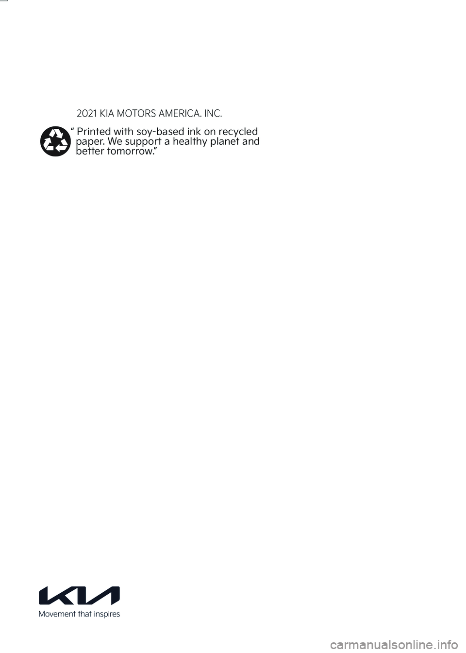 KIA K5 2022  Owners Manual 