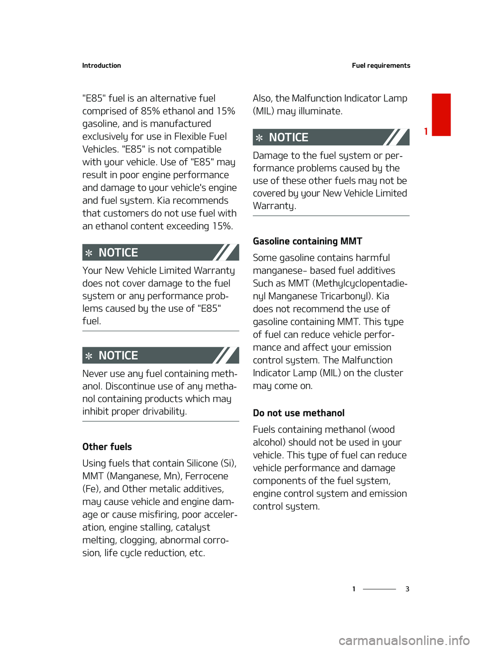 KIA K5 2022  Owners Manual �
�
�
�*�O�U�S�P�E�V�D�U�J�P�O��V�F�M��S�F�R�V�J�S�F�N�F�O�U�T
��&�����G�V�F�M��J�T��B�O��B�M�U�F�S�O�B�U�J�W�F��G�V�F�M�
�D�P�N�Q�S�J�T�F�E��P�G������F�U�I�B�O�P�M��B�O�E����