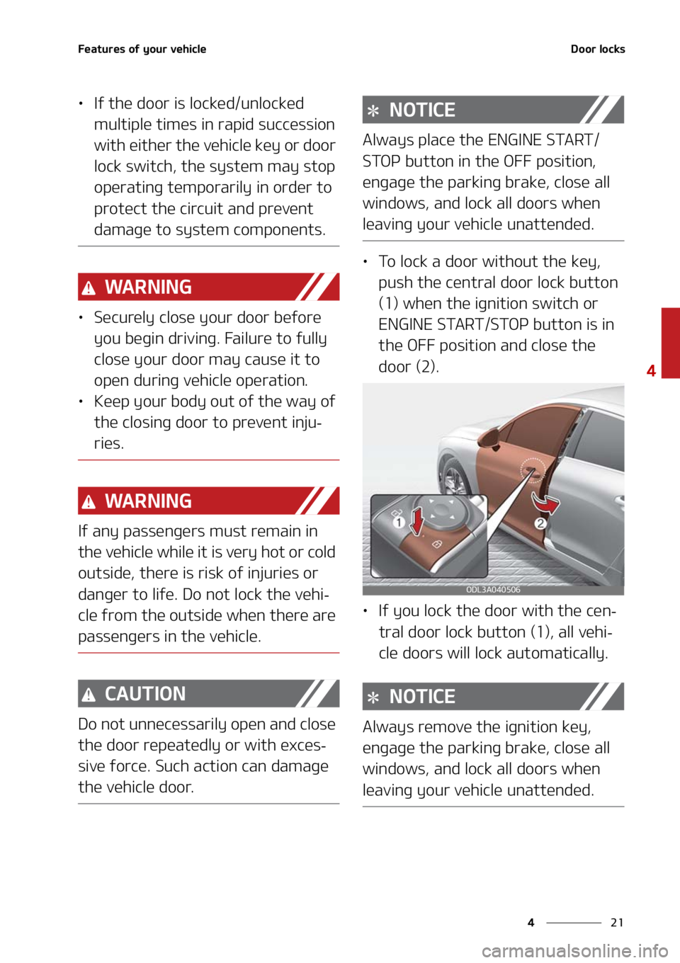 KIA FORTE 2021  Owners Manual ��
�
�
��F�B�U�V�S�F�T��P�G��Z�P�V�S��W�F�I�J�D�M�F�%�P�P�S��M�P�D�L�T
LÜ�*�G��U�I�F��E�P�P�S��J�T��M�P�D�L�F�E��V�O�M�P�D�L�F�E�
�N�V�M�U�J�Q�M�F��U�J�N�F�T��J�O��S�B�Q�J�E��T�V�D