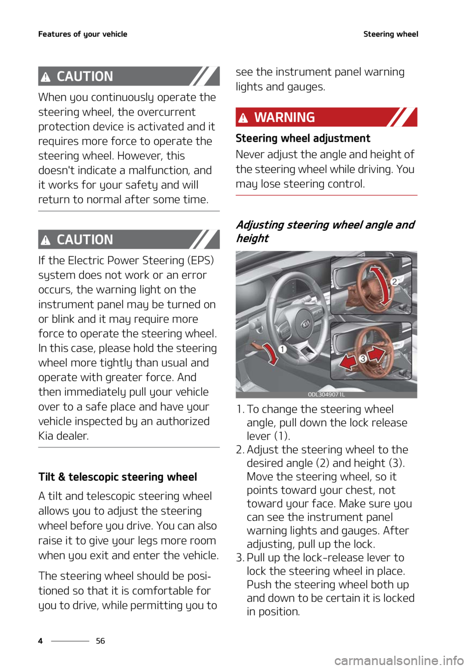 KIA FORTE 2021  Owners Manual ��F�B�U�V�S�F�T��P�G��Z�P�V�S��W�F�I�J�D�M�F
��
�
�4�U�F�F�S�J�O�H��X�I�F�F�M
�$�"�6�5�*�0�/
�8�I�F�O��Z�P�V��D�P�O�U�J�O�V�P�V�T�M�Z��P�Q�F�S�B�U�F��U�I�F�
�T�U�F�F�S�J�O�H��X�I�F�F�M�
