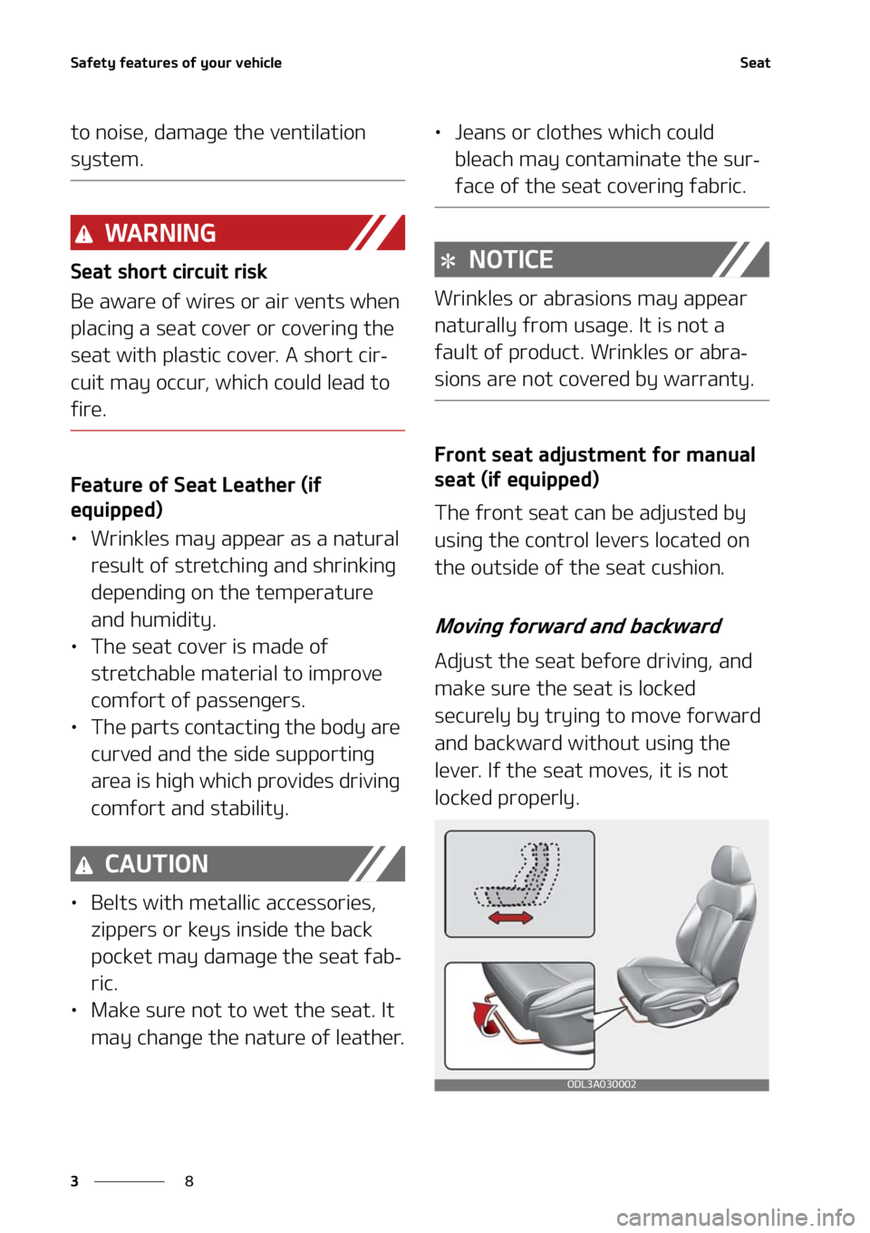 KIA FORTE 2021  Owners Manual �4�B�G�F�U�Z��G�F�B�U�V�S�F�T��P�G��Z�P�V�S��W�F�I�J�D�M�F
�
�
�4�F�B�U
�U�P��O�P�J�T�F�
��E�B�N�B�H�F��U�I�F��W�F�O�U�J�M�B�U�J�P�O�
�T�Z�T�U�F�N�
�8�" �3 �/ �* �/ �(
�4�F�B�U��T�I�P�S�U