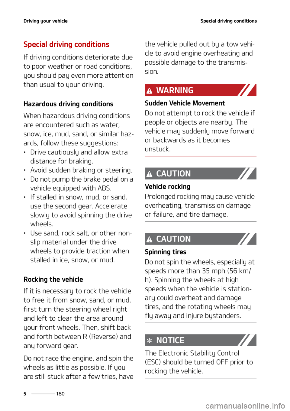 KIA FORTE 2021  Owners Manual �%�S�J�W�J�O�H��Z�P�V�S��W�F�I�J�D�M�F
���
�
�4�Q�F�D�J�B�M��E�S�J�W�J�O�H��D�P�O�E�J�U�J�P�O�T
�4�Q�F�D�J�B�M��E�S�J�W�J�O�H��D�P�O�E�J�U�J�P�O�T
�*�G��E�S�J�W�J�O�H��D�P�O�E�J�U�J�P�O �T