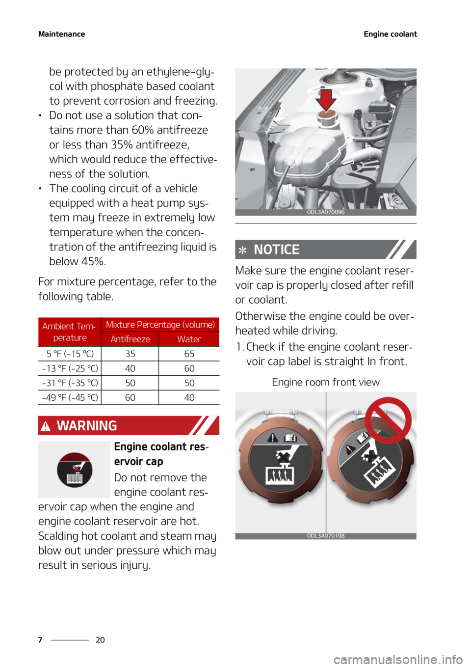 KIA FORTE 2021  Owners Manual �.�B�J�O�U�F�O�B�O�D�F
��
�
�&�O�H�J�O�F��D�P�P�M�B�O�U
�C�F��Q�S�P�U�F�D�U�F�E��C�Z��B�O��F�U�I�Z�M�F�O�F��H�M�Z-
�D�P�M��X�J�U�I��Q�I�P�T�Q�I�B�U�F��C�B�T�F�E��D�P�P�M�B�O�U�
�U�P��Q�