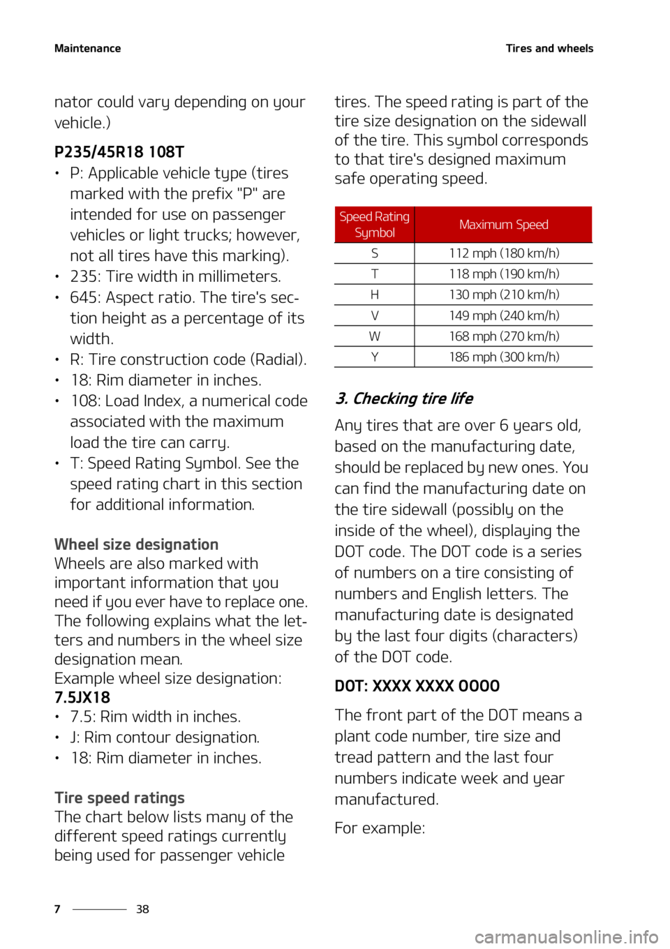 KIA FORTE 2021  Owners Manual �.�B�J�O�U�F�O�B�O�D�F
��
�
�5�J�S�F�T��B�O�E��X�I�F�F�M�T
�O�B�U�P�S��D�P�V�M�E��W�B�S�Z��E�F�Q�F�O�E�J�O�H��P�O��Z�P�V�S�
�W�F�I�J�D�M�F��

�1�������3�������5
LÜ �1���"�Q�